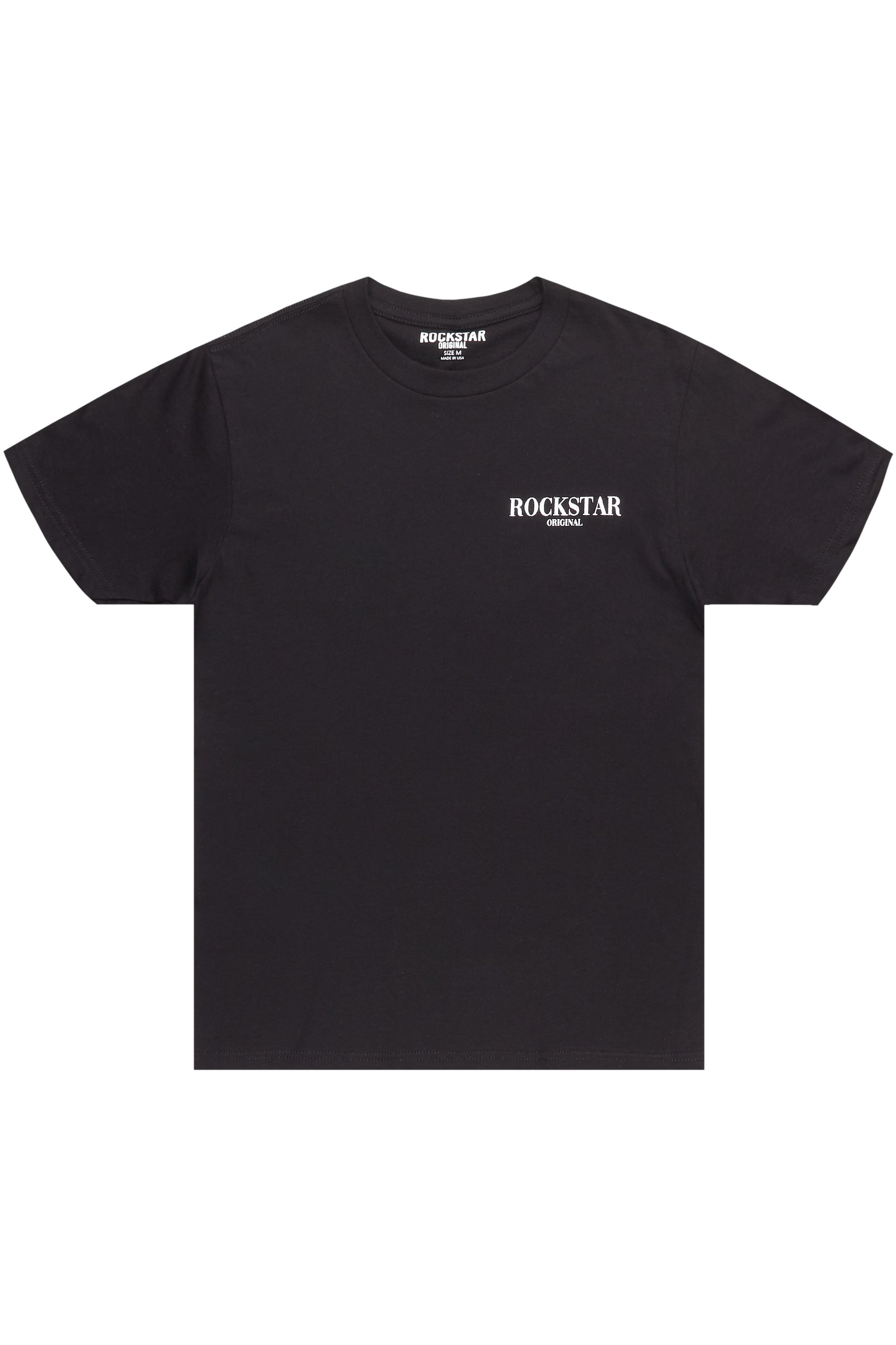 Rhyno Black Graphic T-Shirt