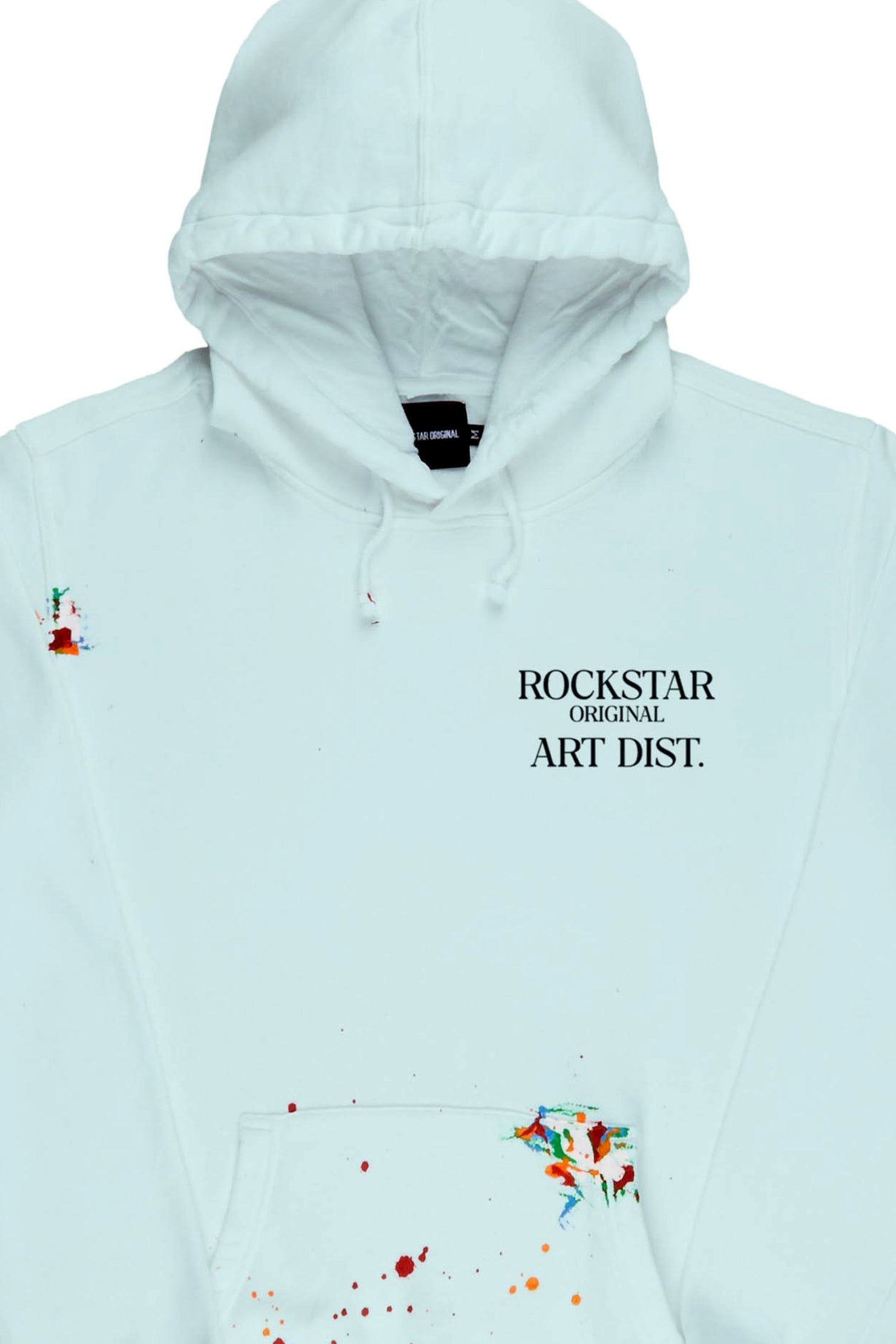 Rockstar Art Dist. Baby Blue Graphic Hoodie