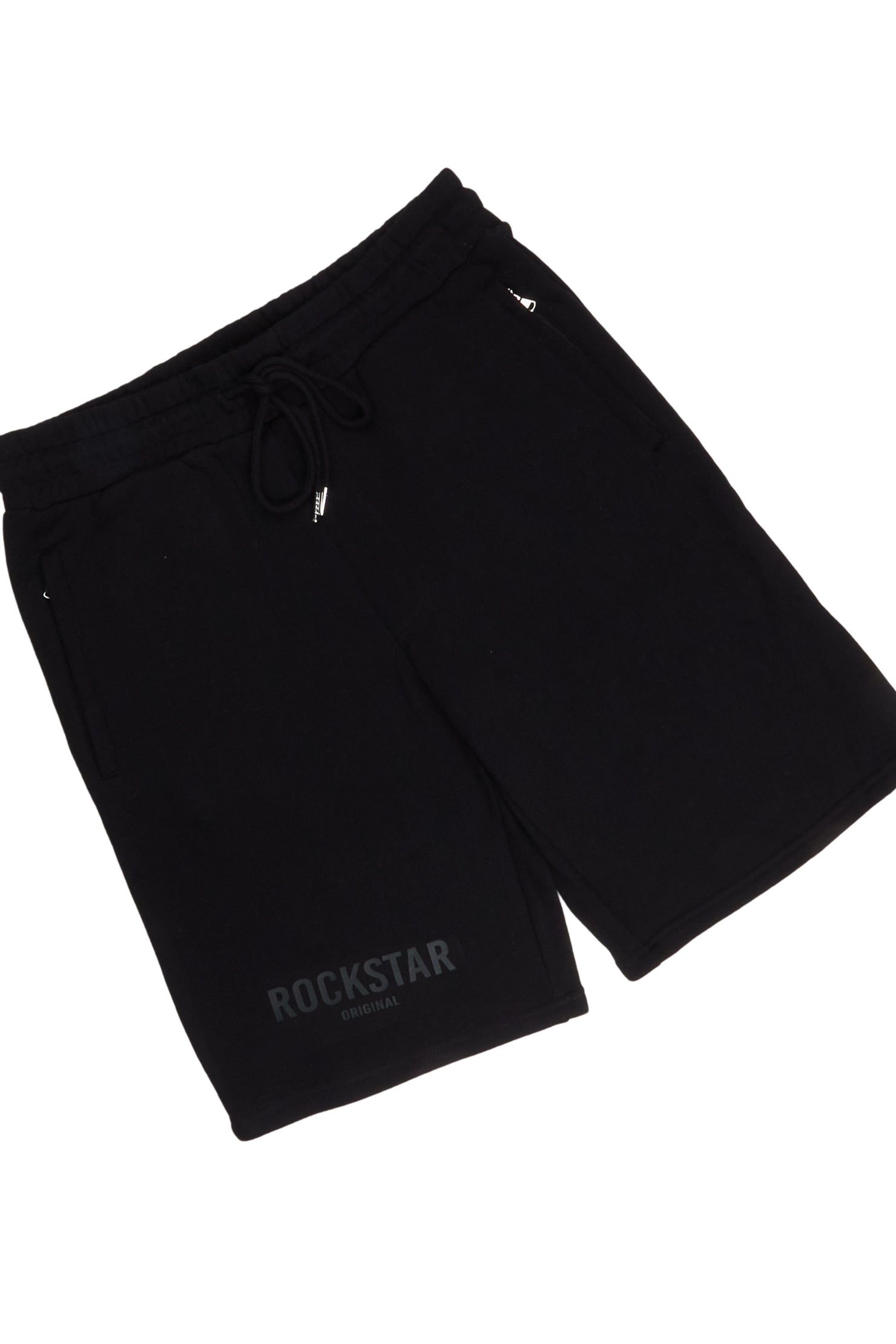 Rockstar Casey Black T-Shirt/Short Set