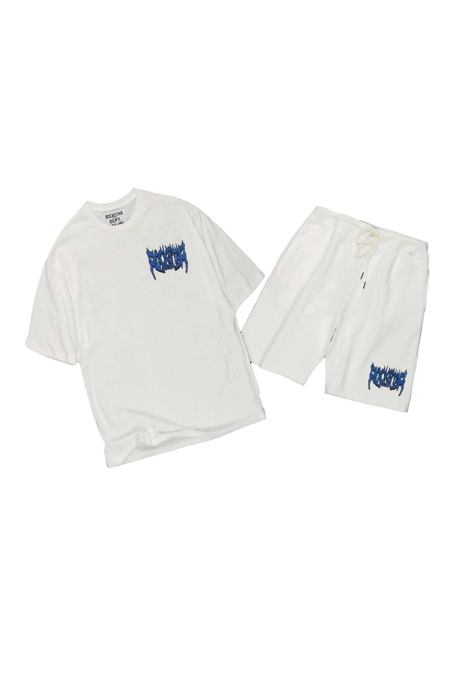 Rockstar Original Citrix White Graphic Short Set AMAZON