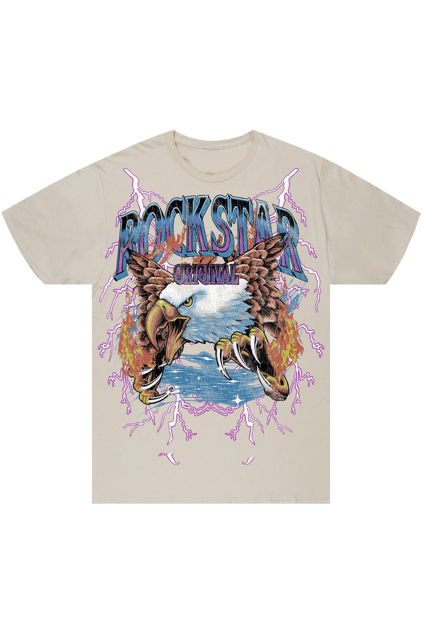 Rockstar Original Darken Beige Graphic T Shirt AMAZON