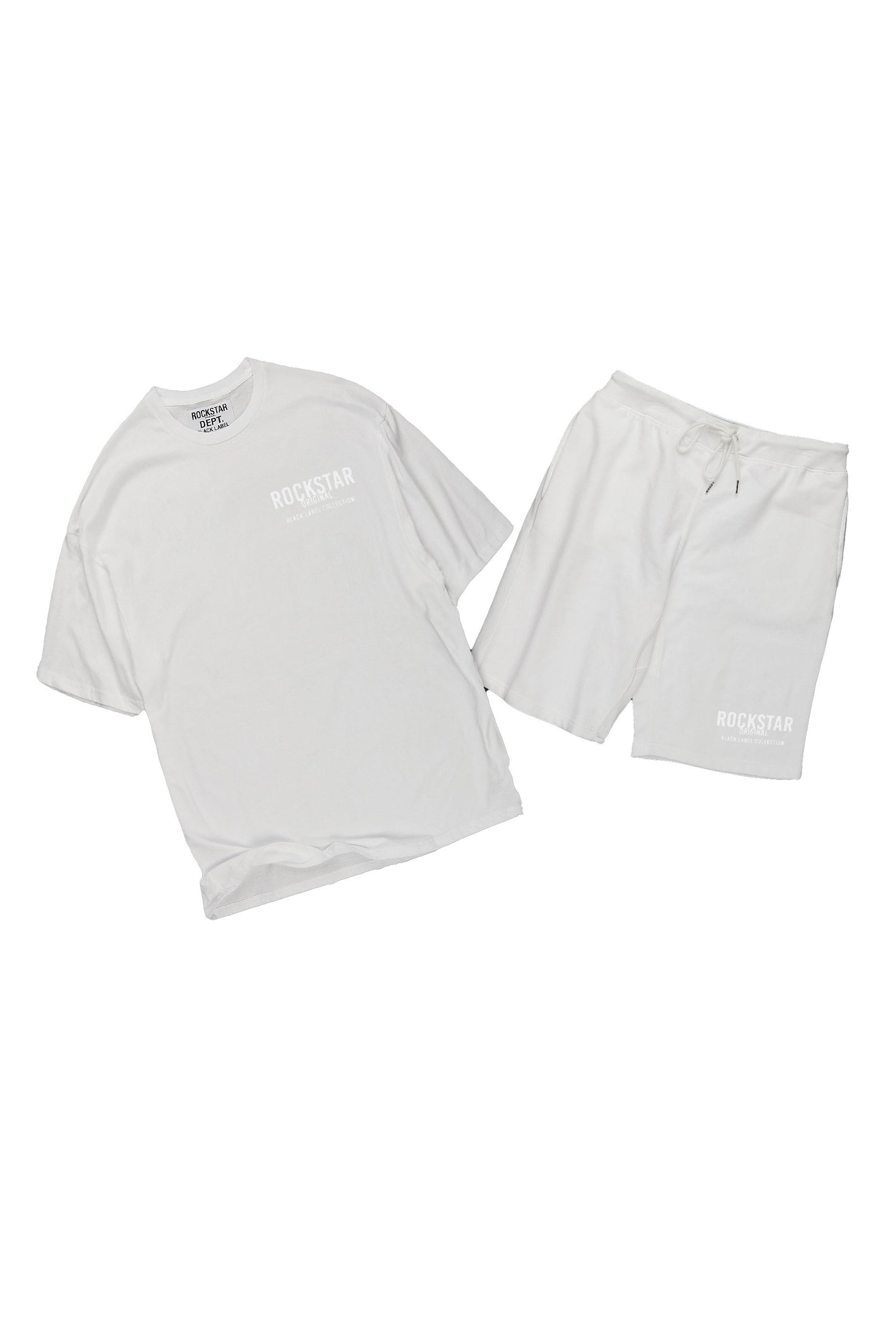 Rockstar Original Elian White Graphic Short Set AMAZON