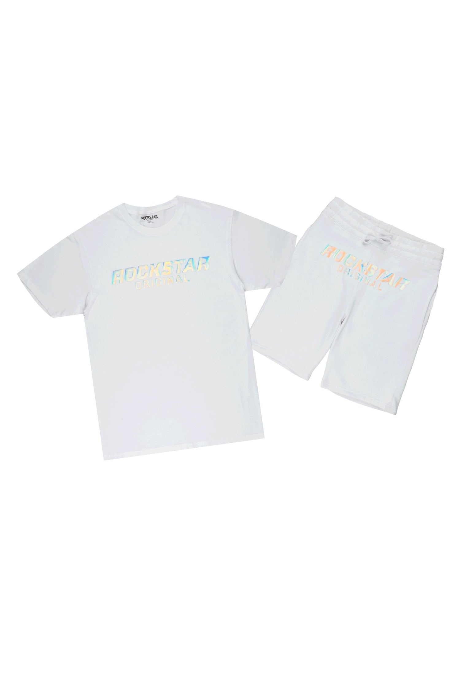 Rockstar Original KEEL SHORT SET  WHITE AMAZON