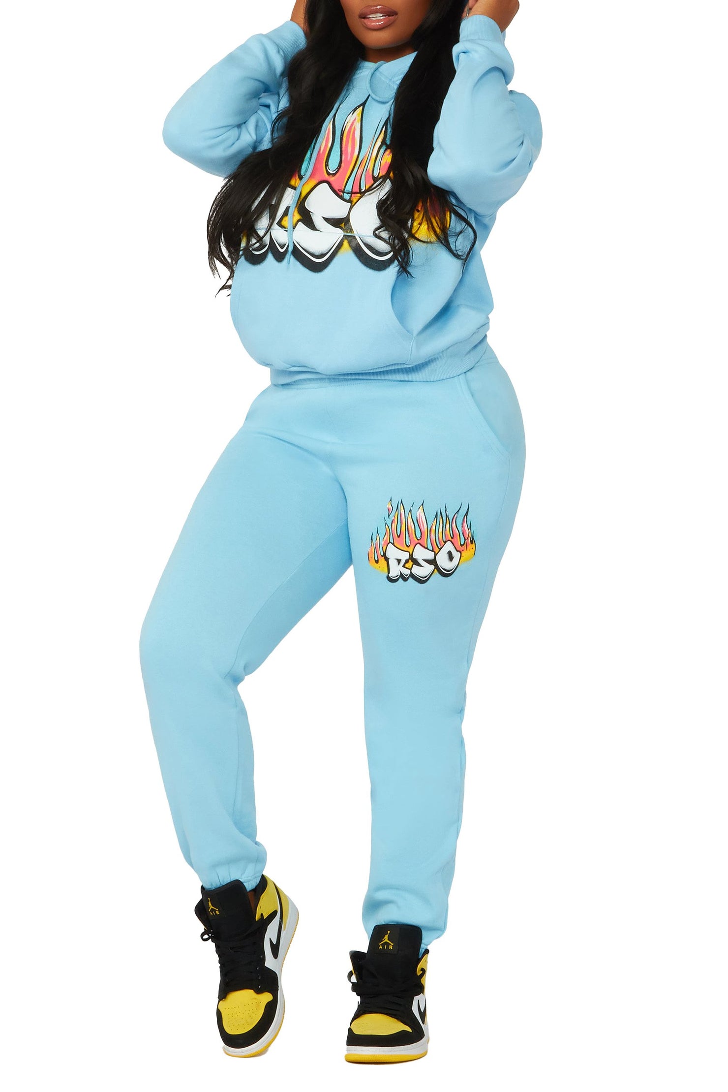 Rockstar Original Meet Above Average Baby Blue Trackset AMAZON