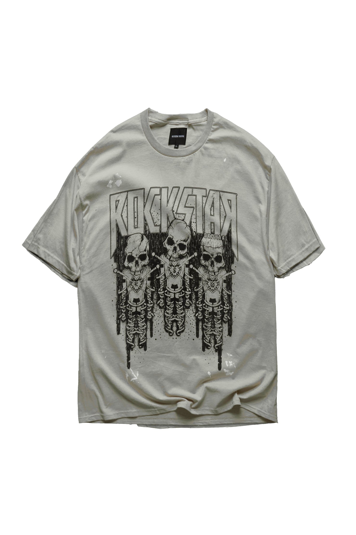 Rockstar Original SABBATH PRINTED T SHIRT BEIGE AMAZON
