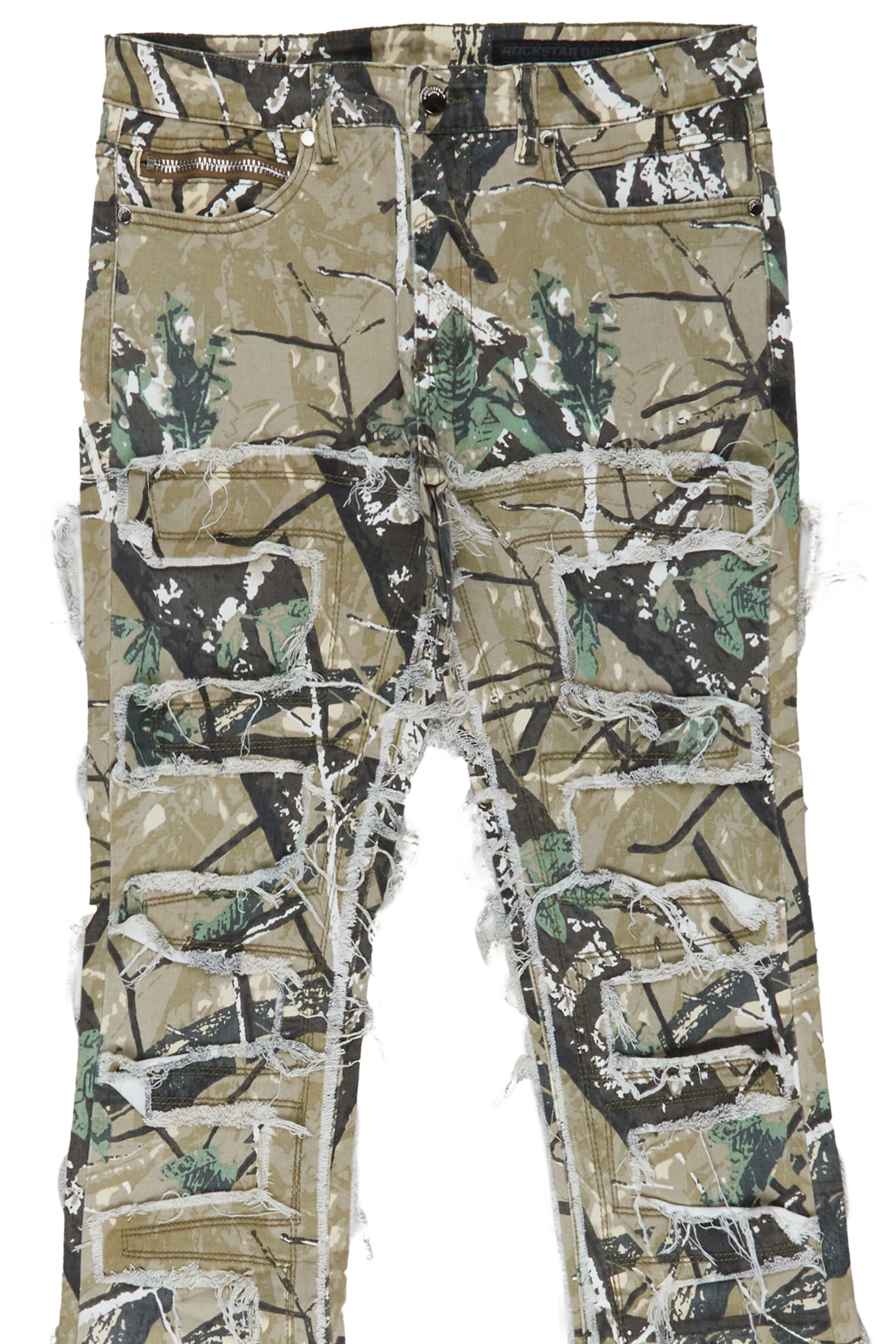 Shake Tree Camo Stacked Flare Jean
