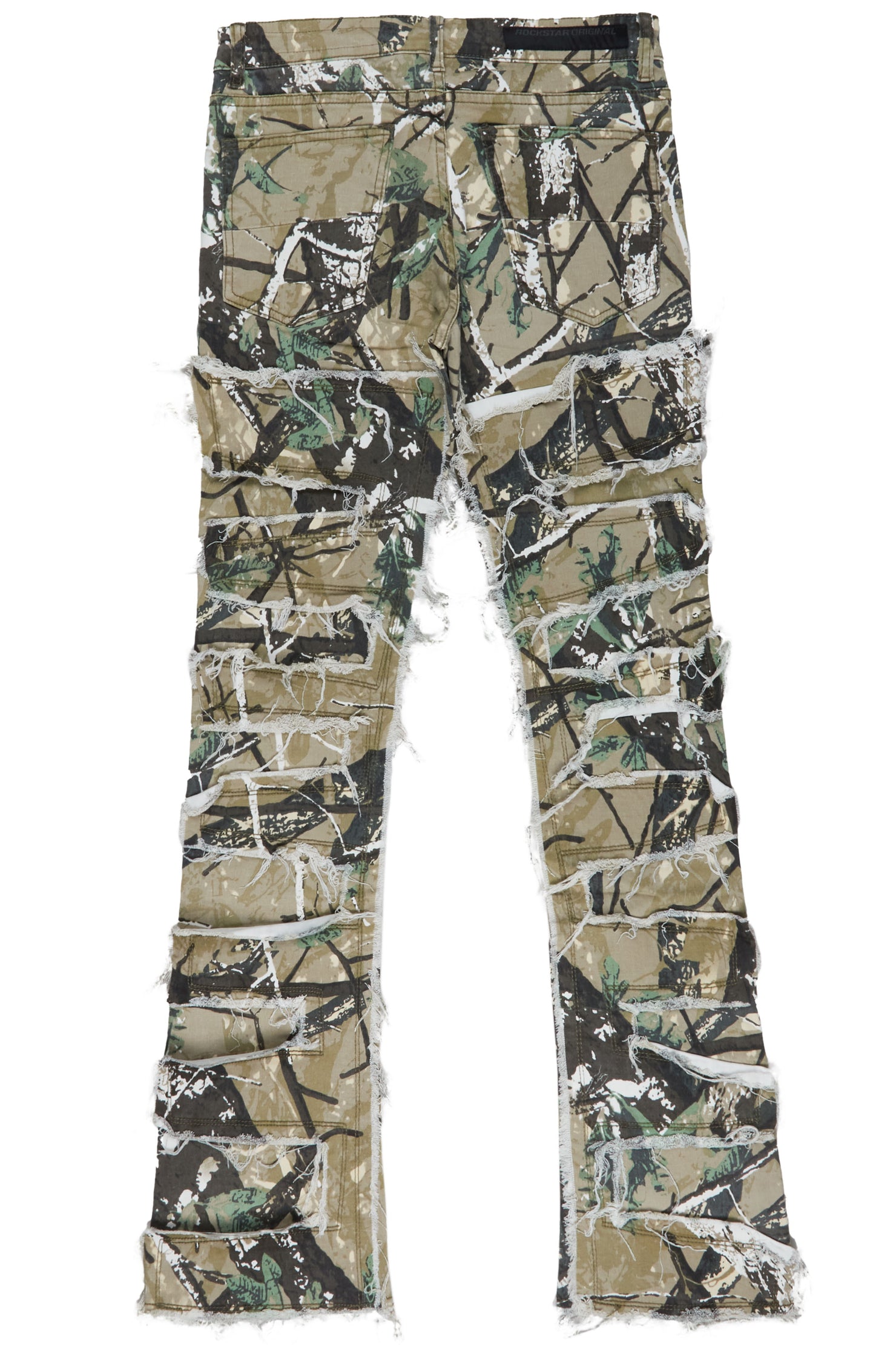 Shake Tree Camo Stacked Flare Jean
