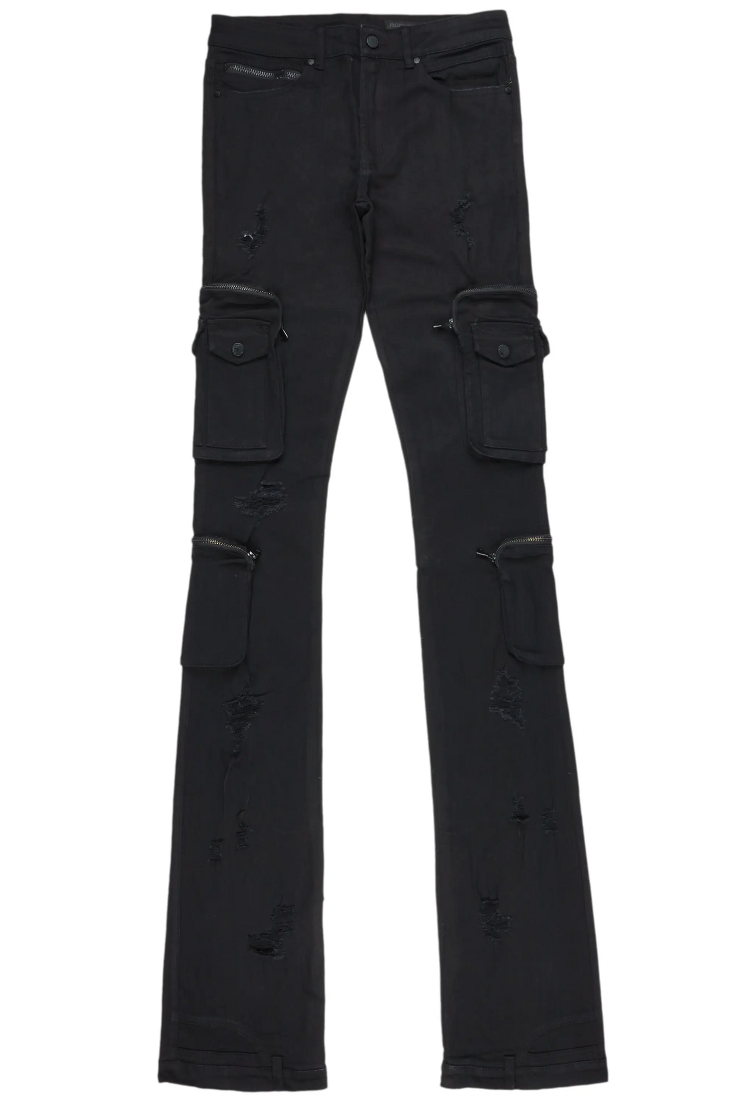 Shane Black Super Stacked Flare Jean