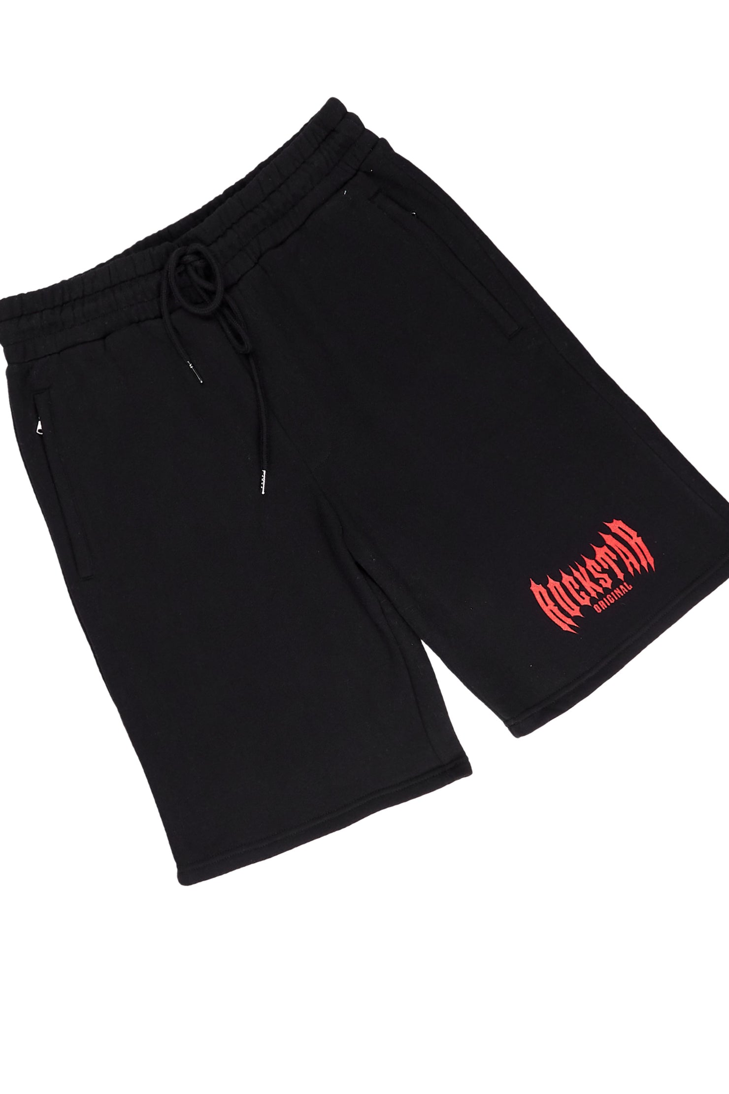 Skeller Black T-Shirt Short Set