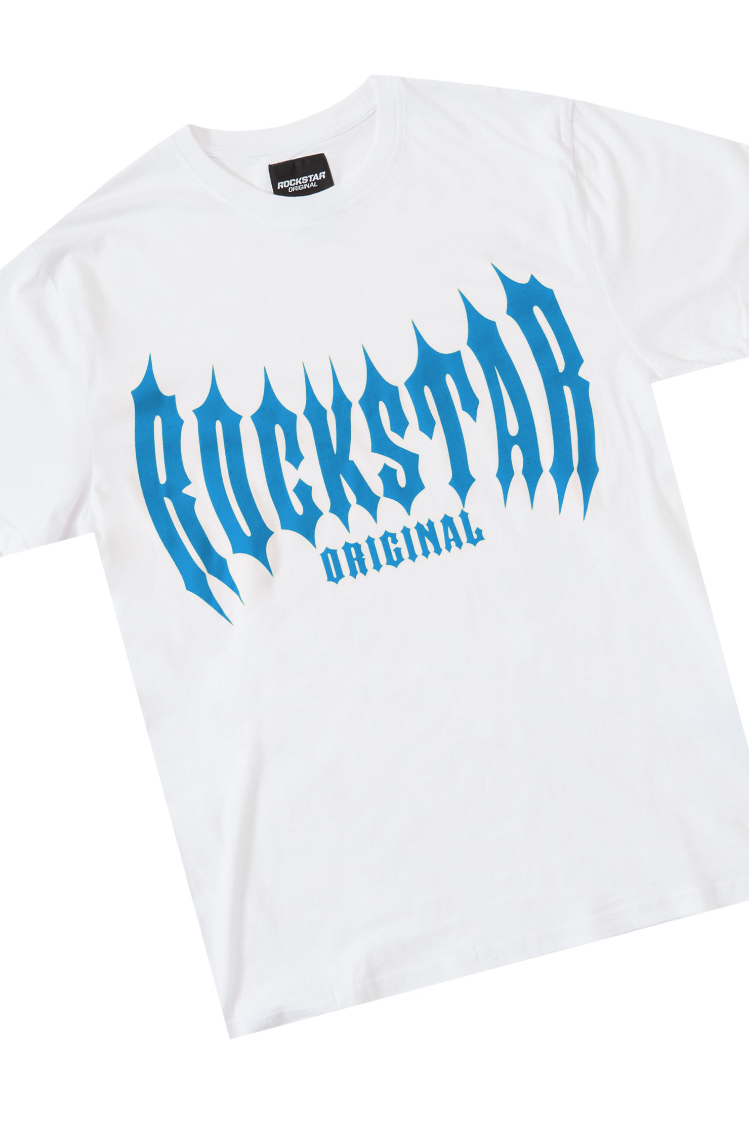 Skeller White/Blue T-Shirt Short Set