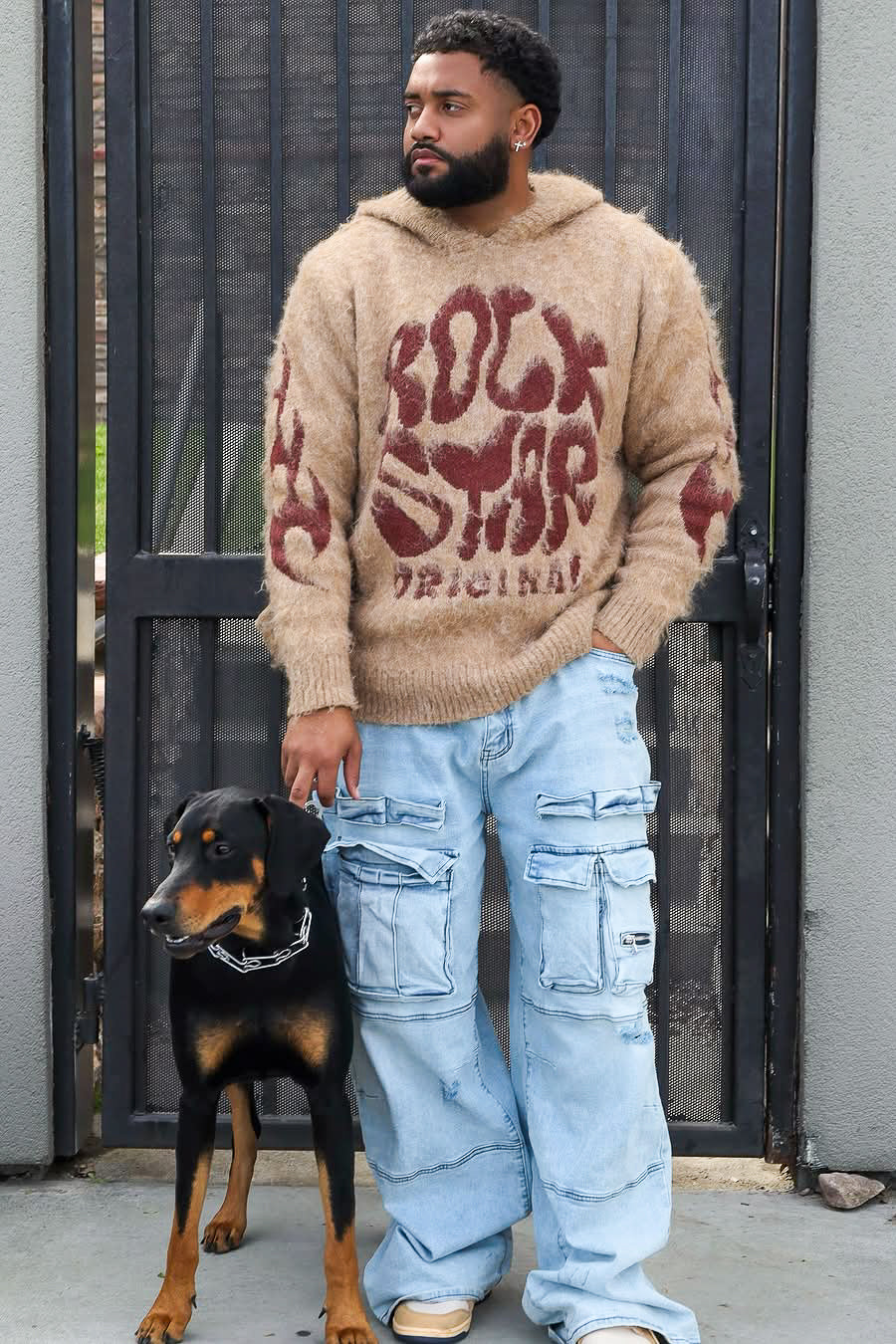 Burain Blue Baggy Fit Jean