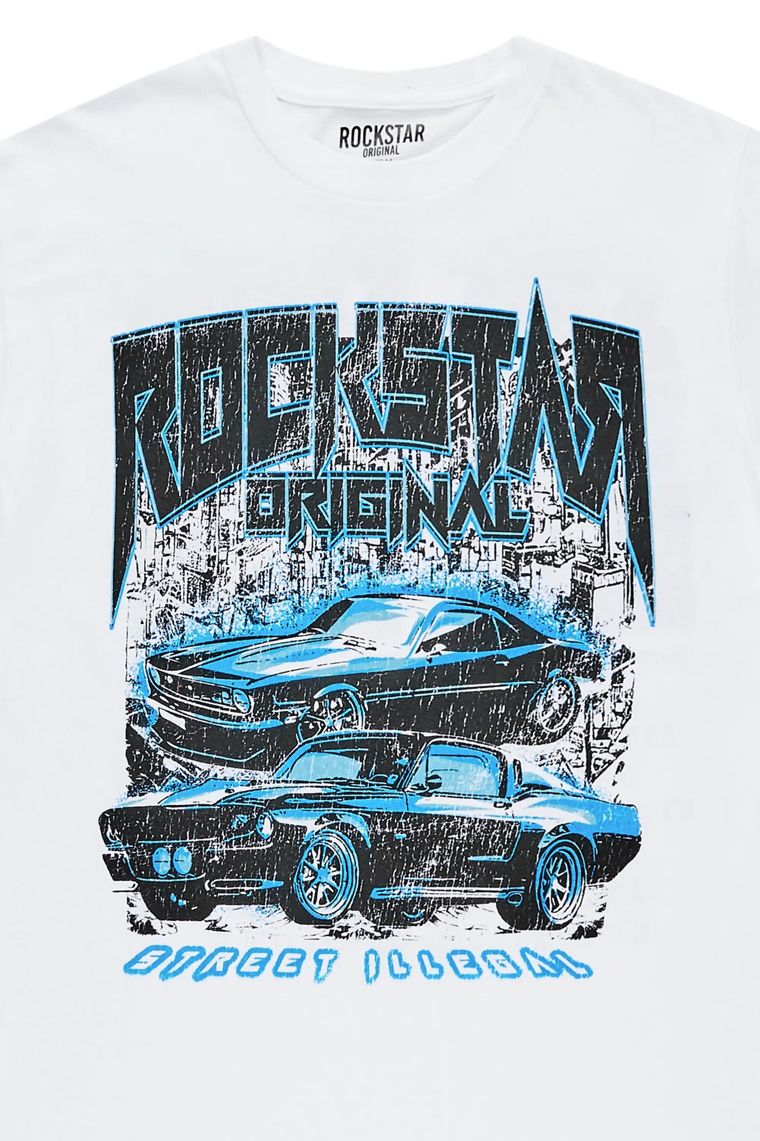 Sydesho White  Graphic T-Shirt