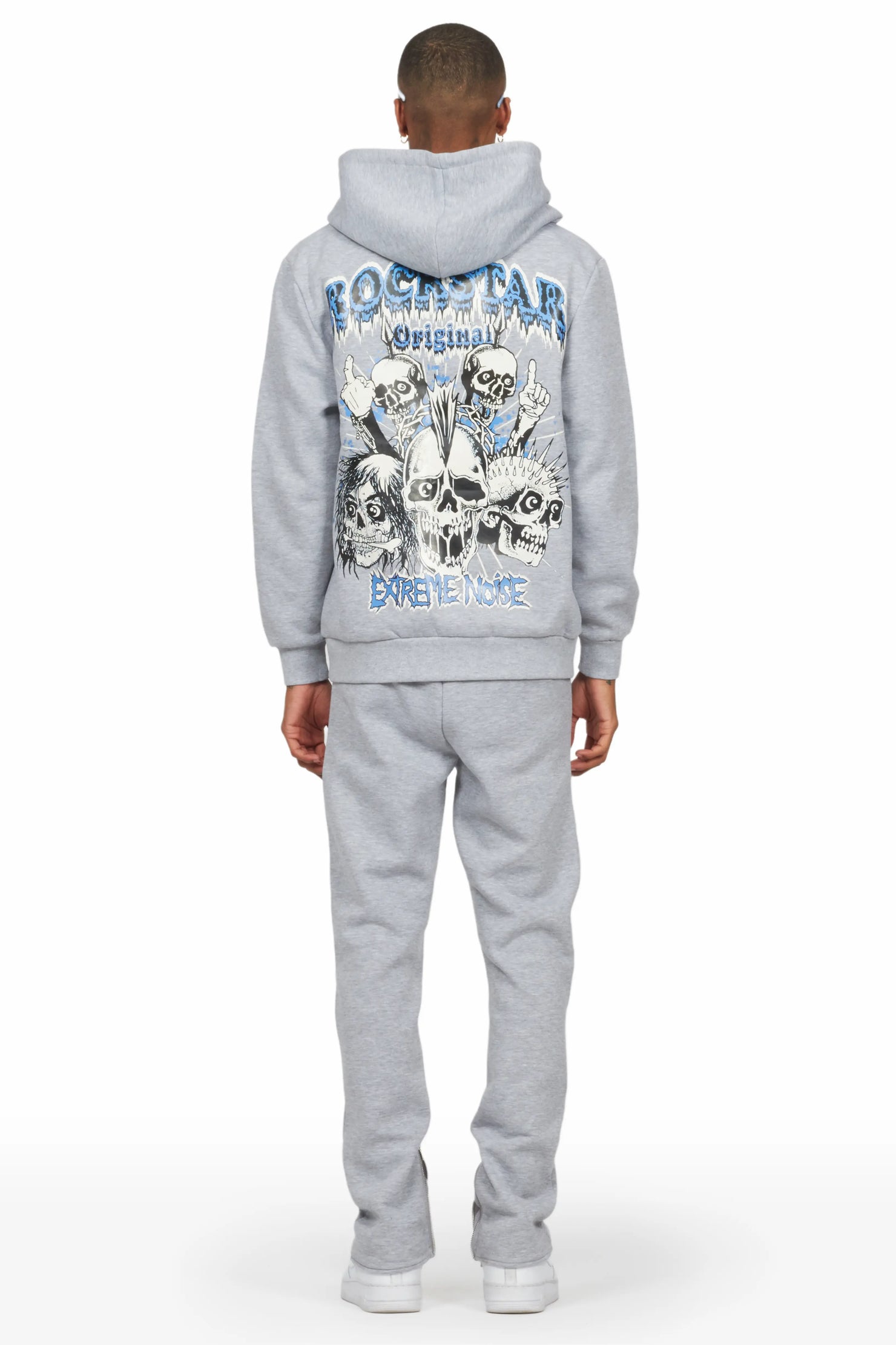 Tabor Grey Slim Fit Track Set