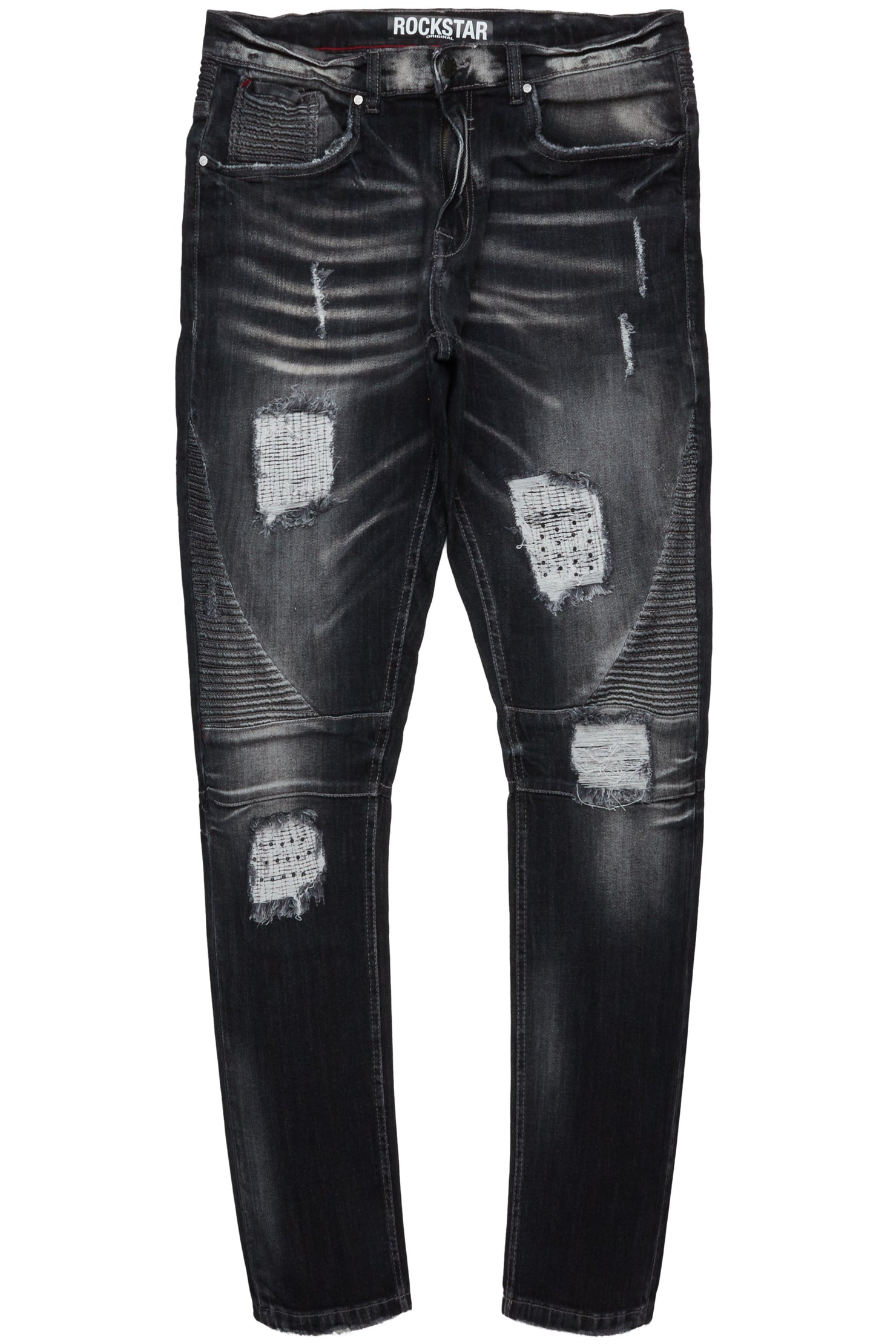 Theodore Grey Biker Slim Fit Jean