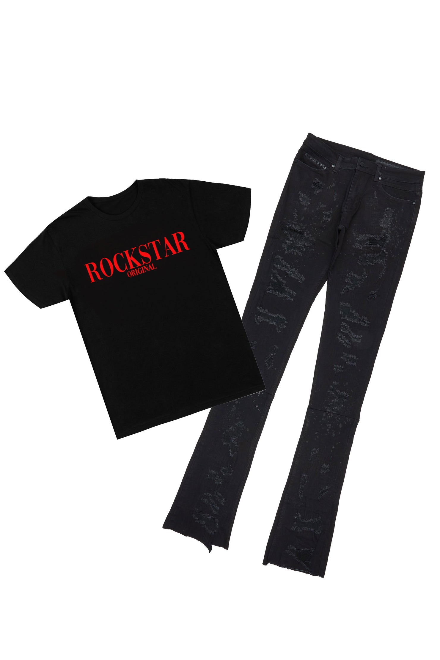Trevi & Octavio Black/Red Super Stacked Bundle Set