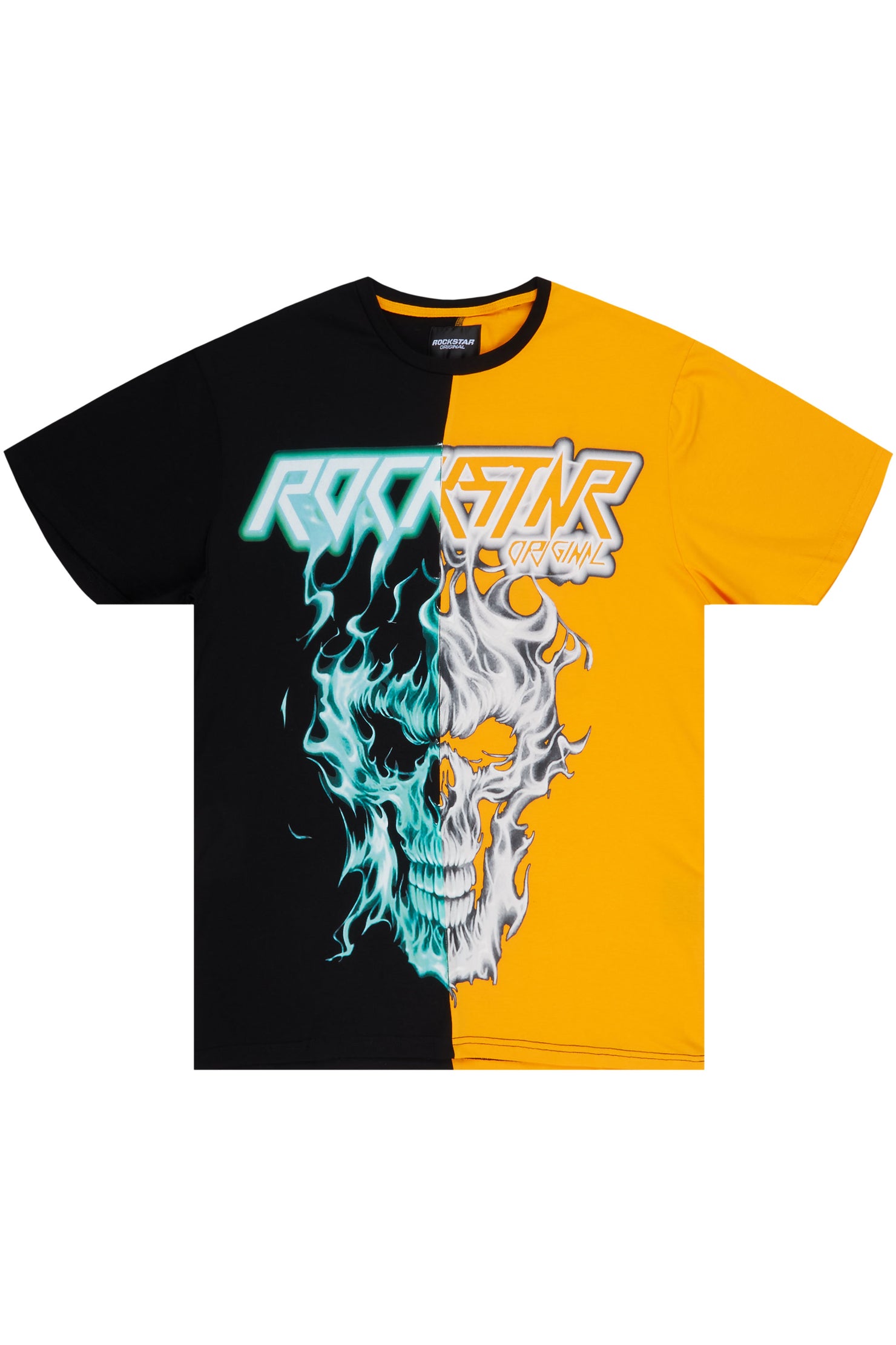Troy Black/Orange Graphic T-Shirt