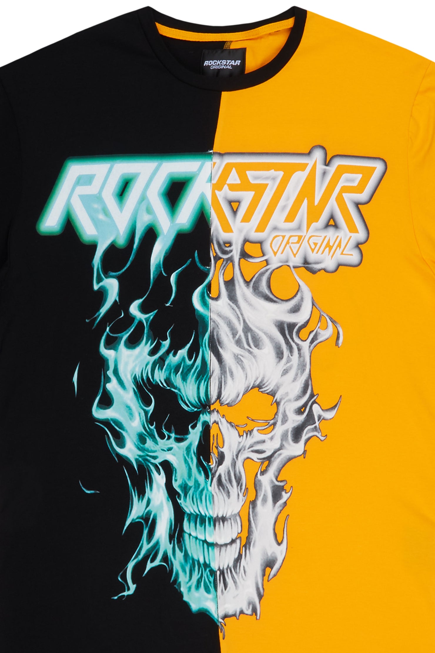 Troy Black/Orange Graphic T-Shirt