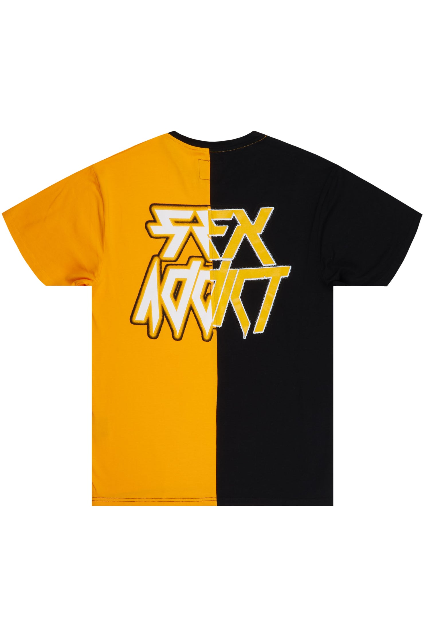 Troy Black/Orange Graphic T-Shirt