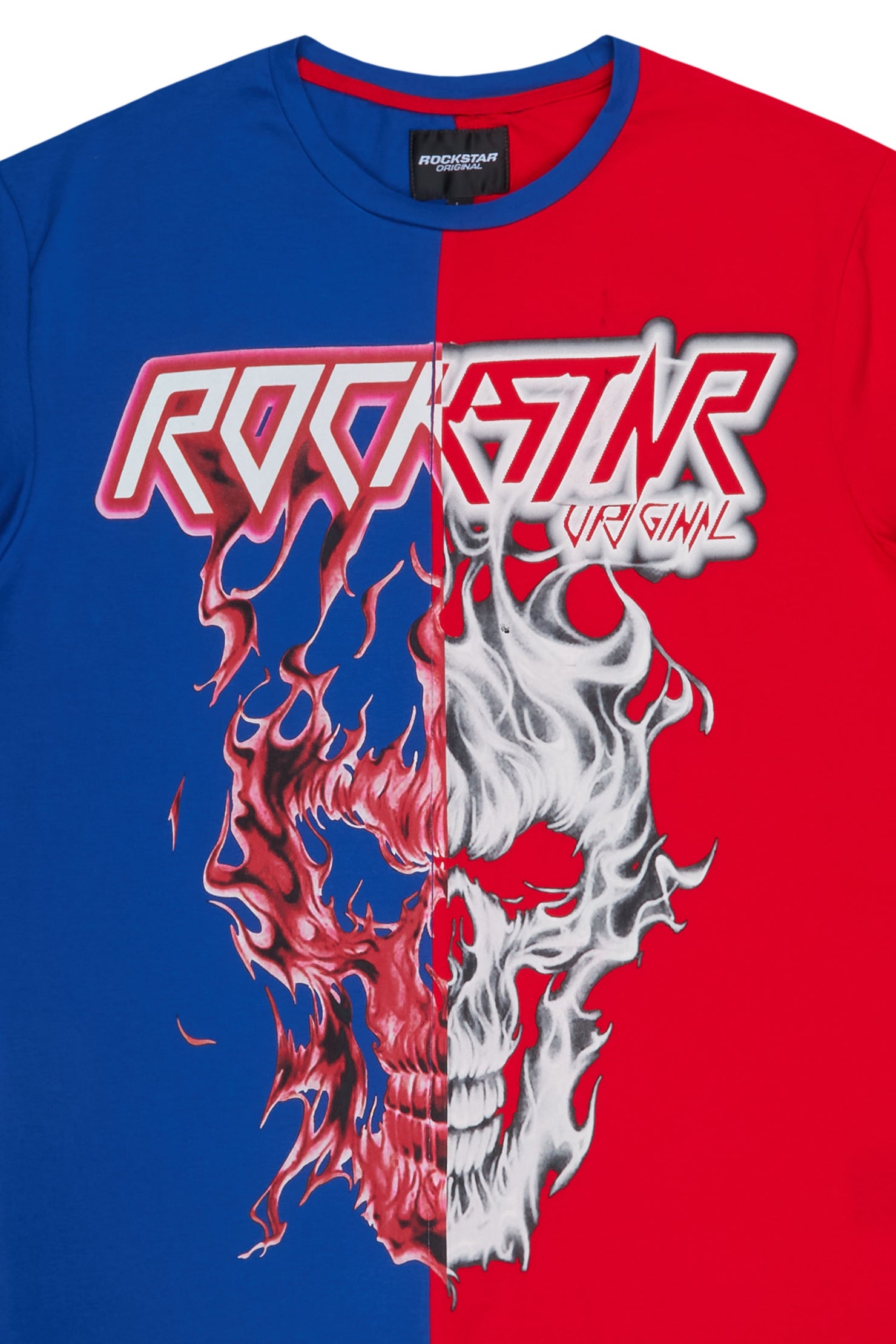 Troy Blue/Red Graphic T-Shirt