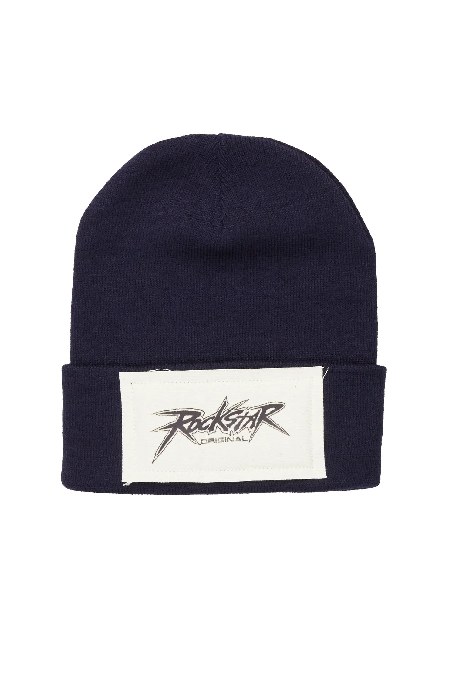 Tygo Navy Graphic Beanie