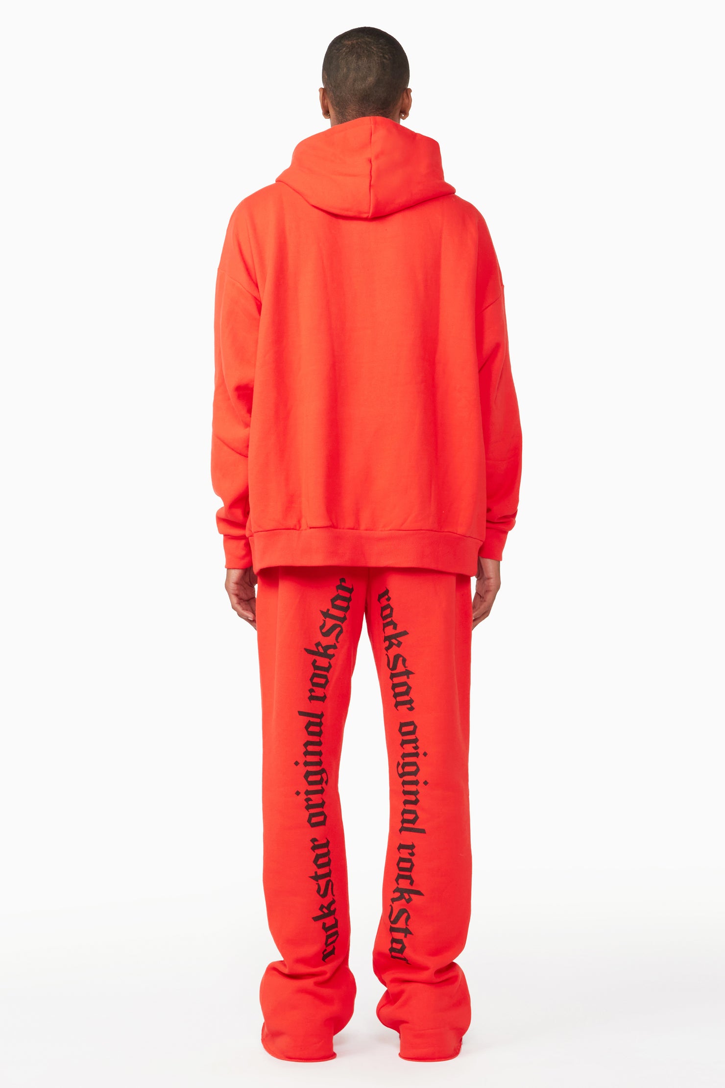 Shinswa Red Oversized Hoodie/Flare Trackset