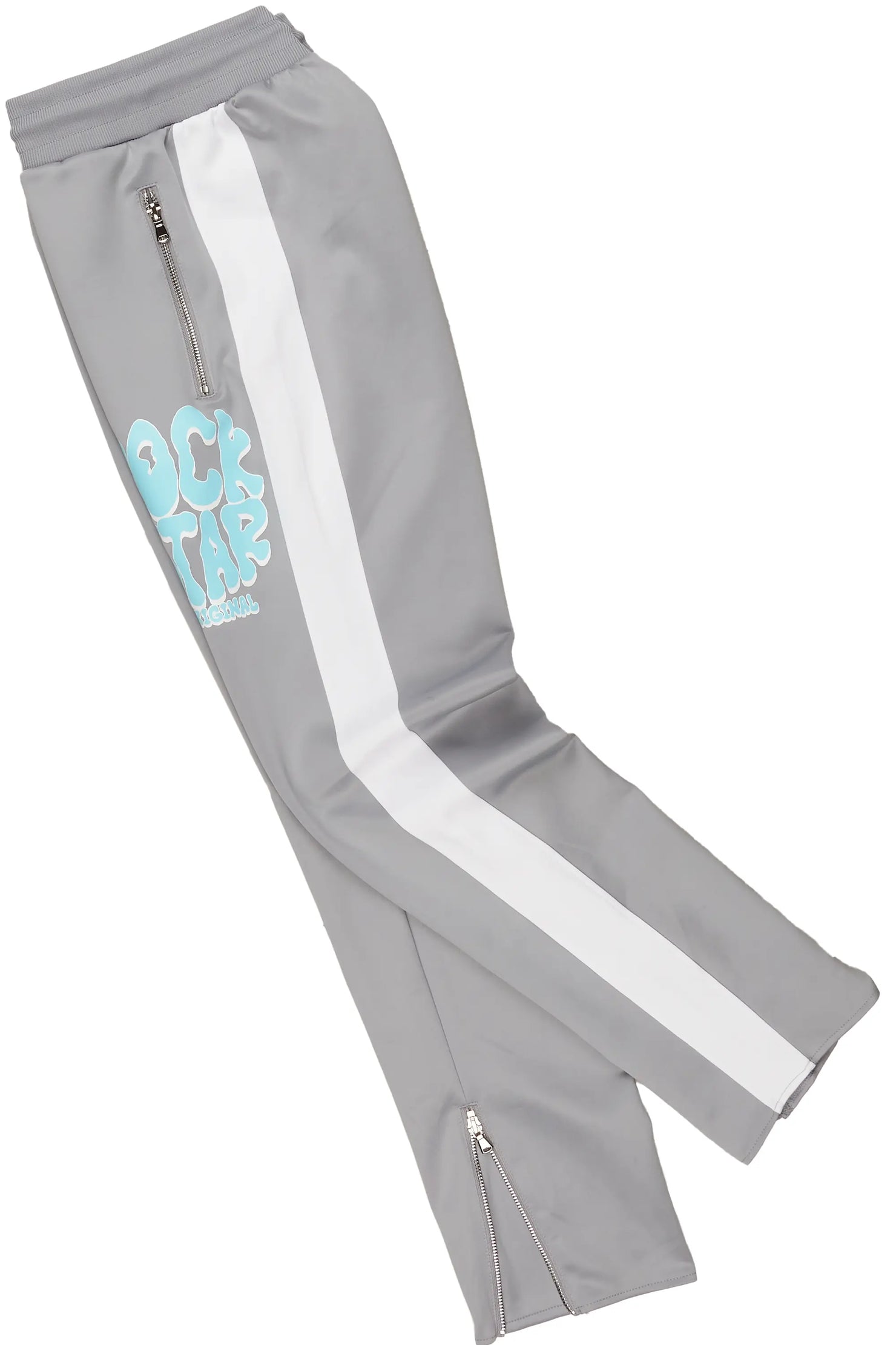 Warblen Grey Tricot Slim Fit Track Set