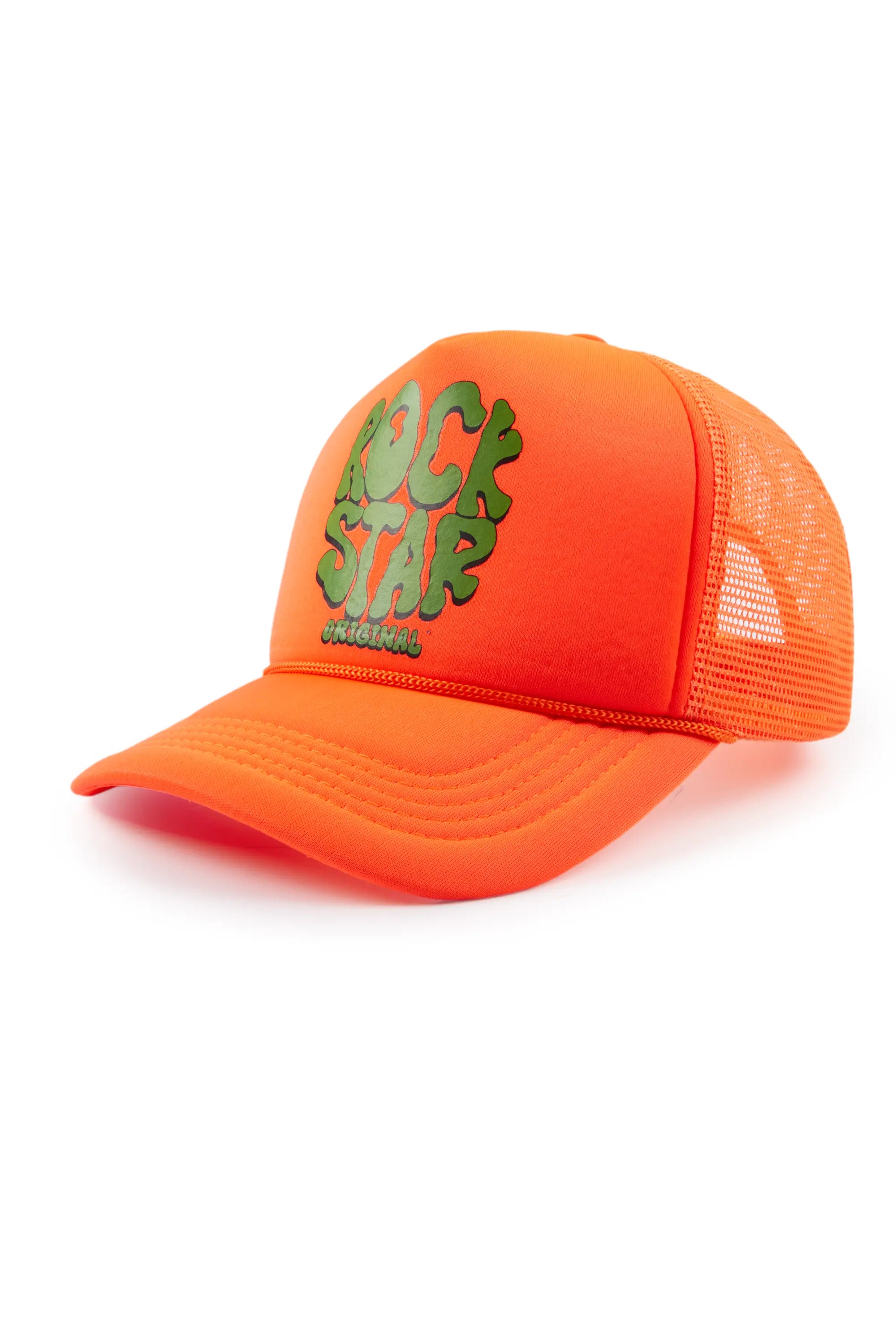 Warblen Neon Orange Trucker Hat