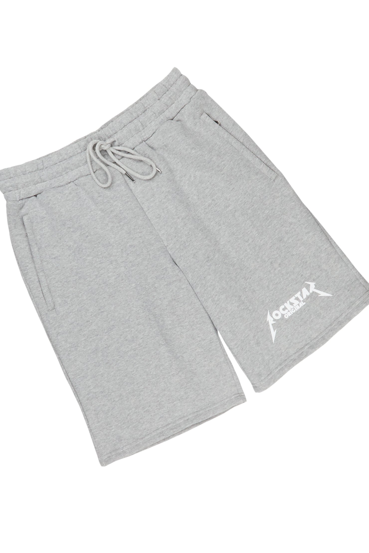 Wayan Heather Grey T-Shirt Short Set