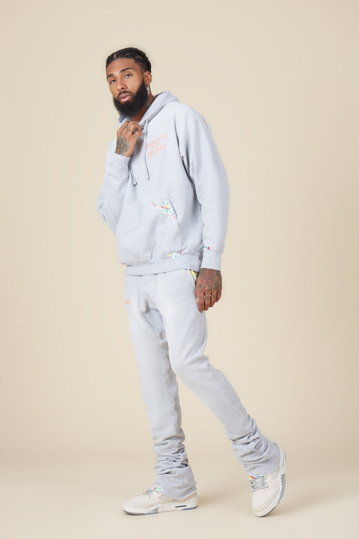 Rockstar Art Dist. Grey/Orange Super Stacked Track Set