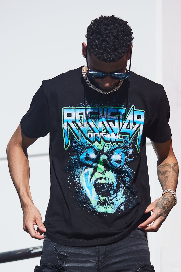 Cansler Black Graphic T-Shirt