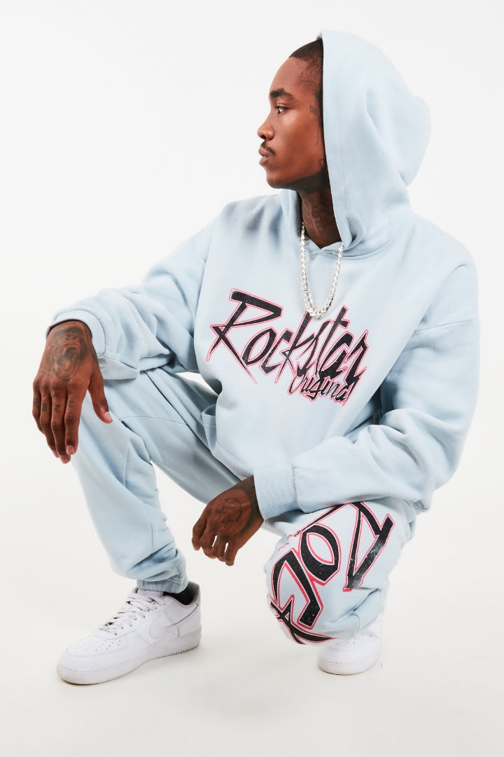 Kalibre Sky Blue Hoodie Trackset