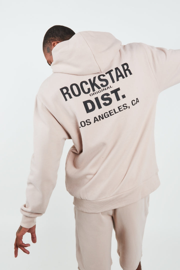 Nelly Taupe Hoodie Short Set