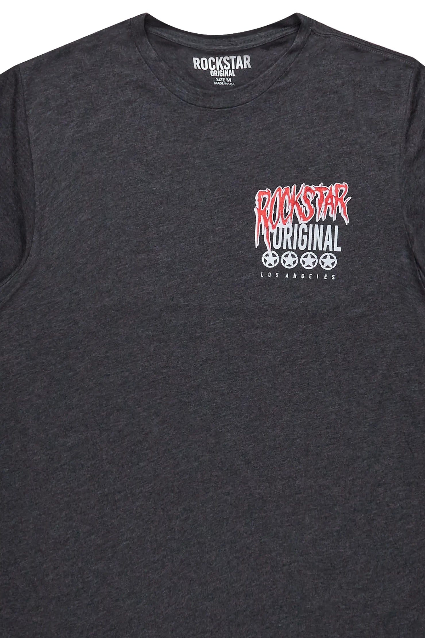 Wizzurd Charcoal Graphic T-Shirt