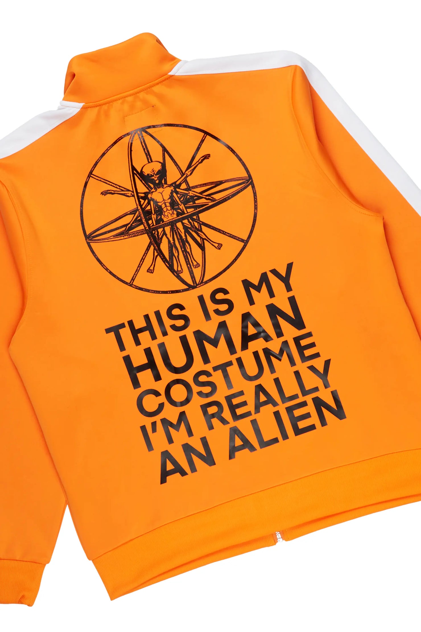 Yarden Orange Tricot Slim Fit Track Set