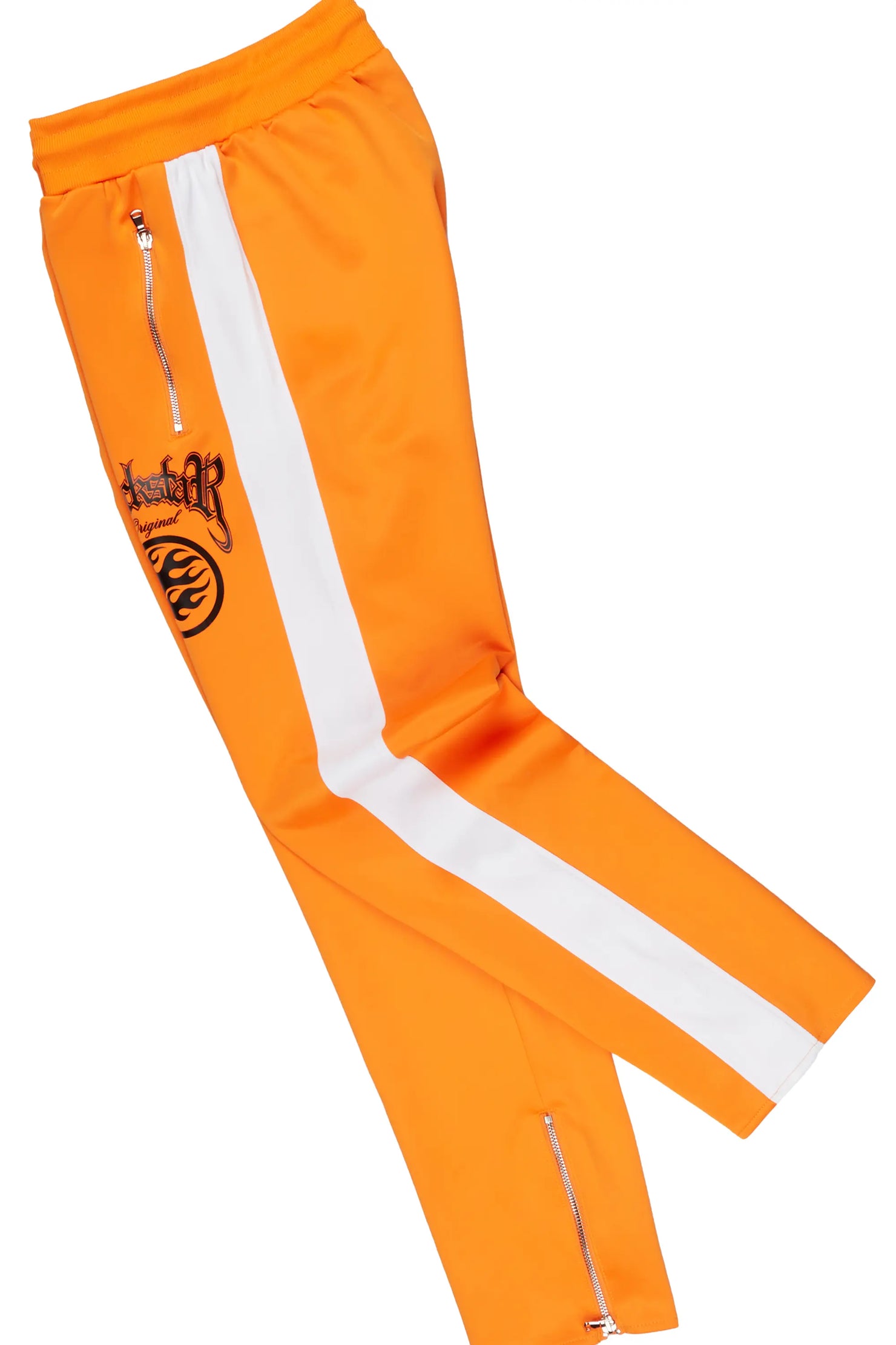 Yarden Orange Tricot Slim Fit Track Set