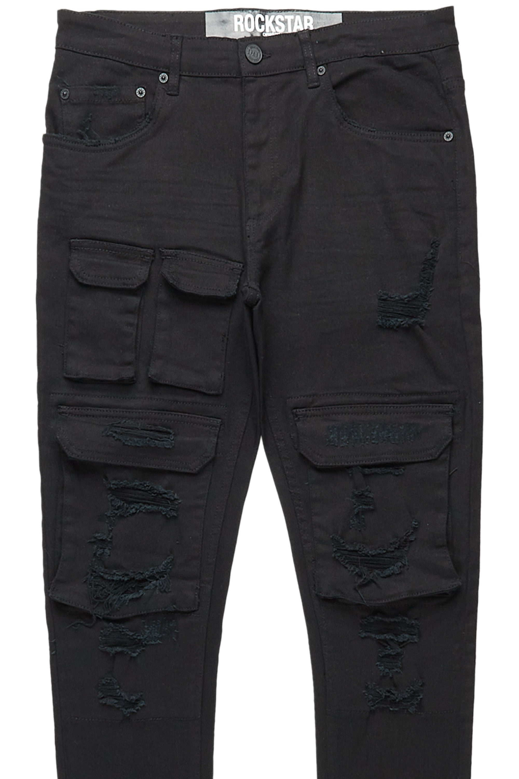 Yaso Black Cargo Jean