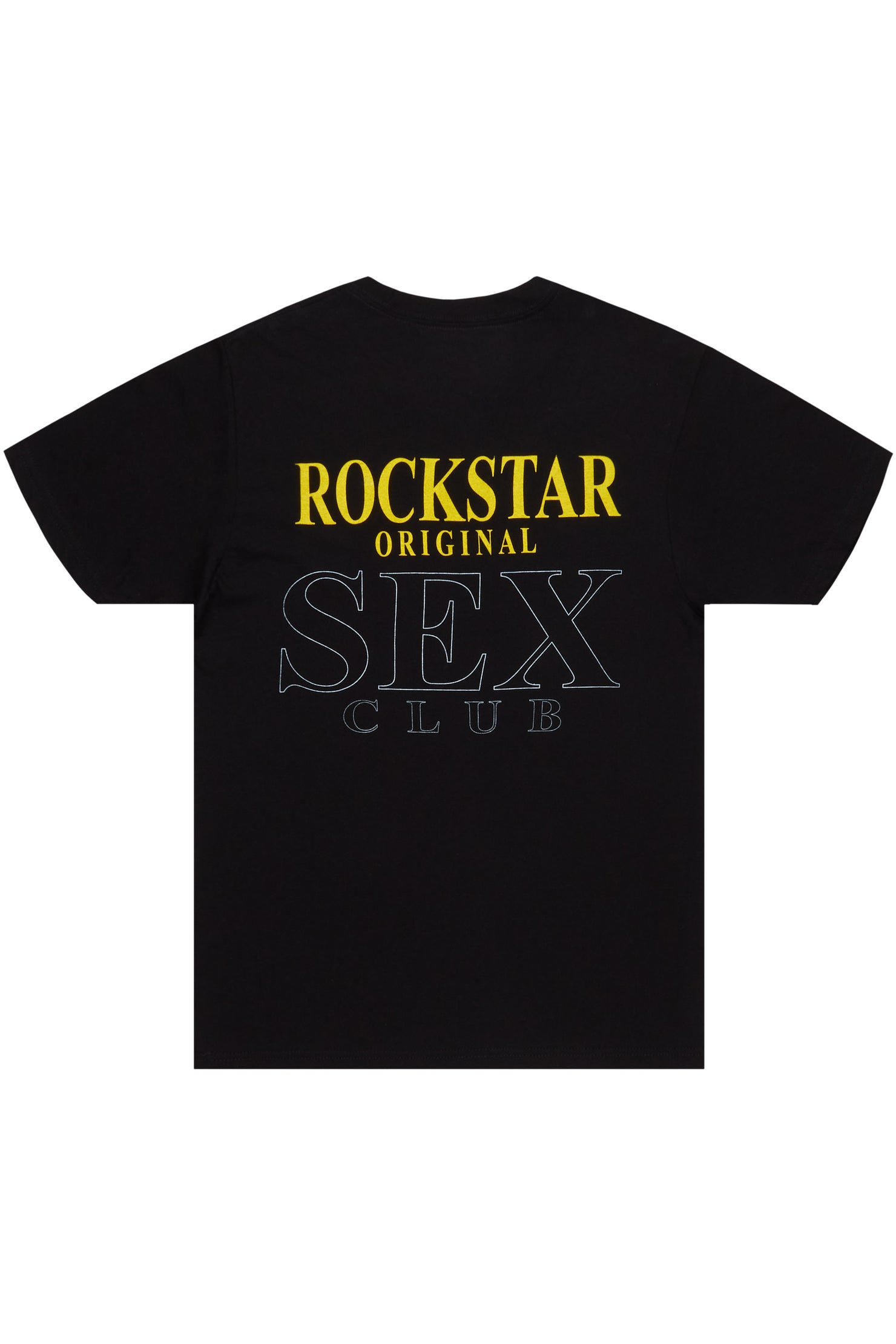 Yellakat Black Graphic T-Shirt