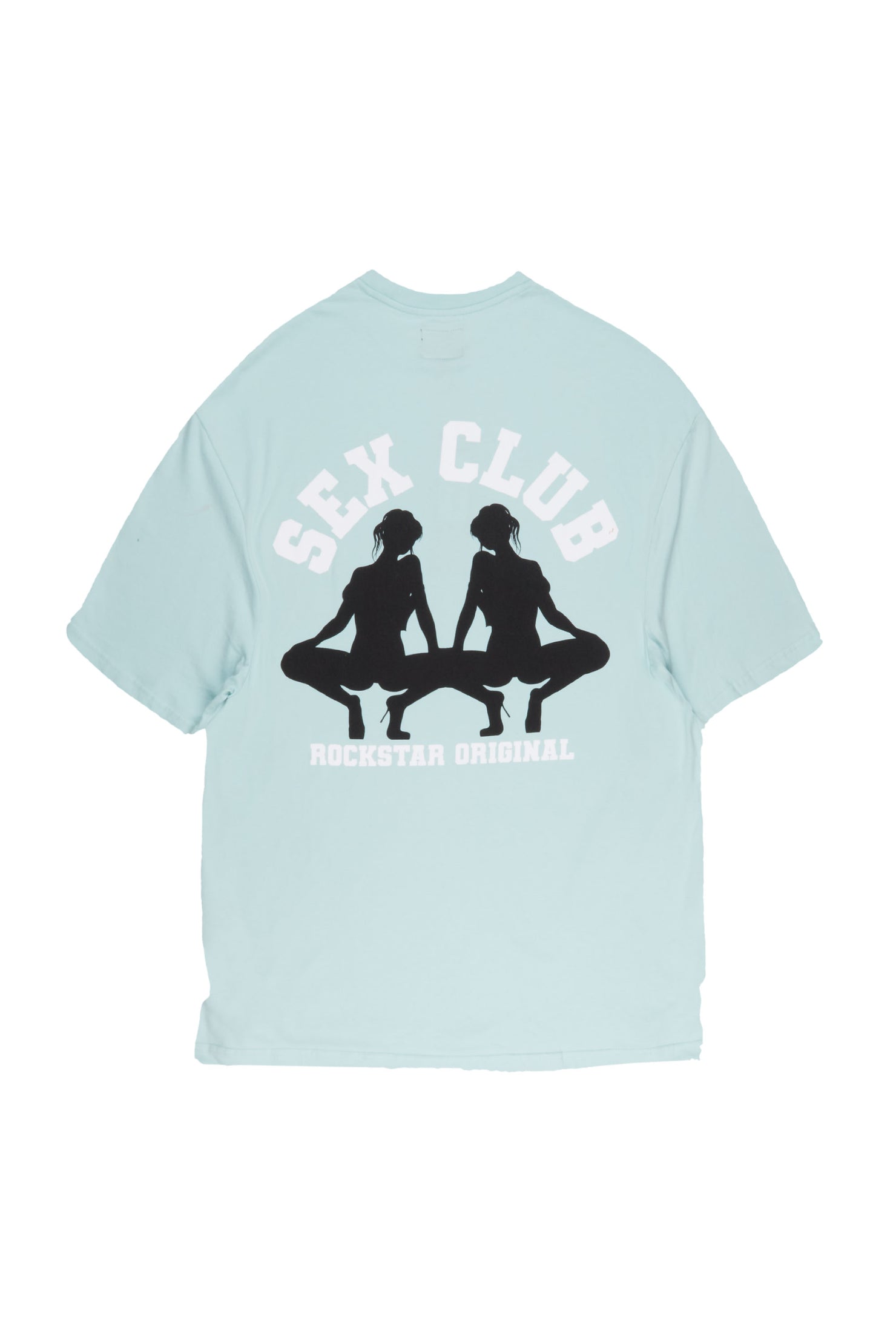 Zelly Aqua Oversized Graphic T-Shirt