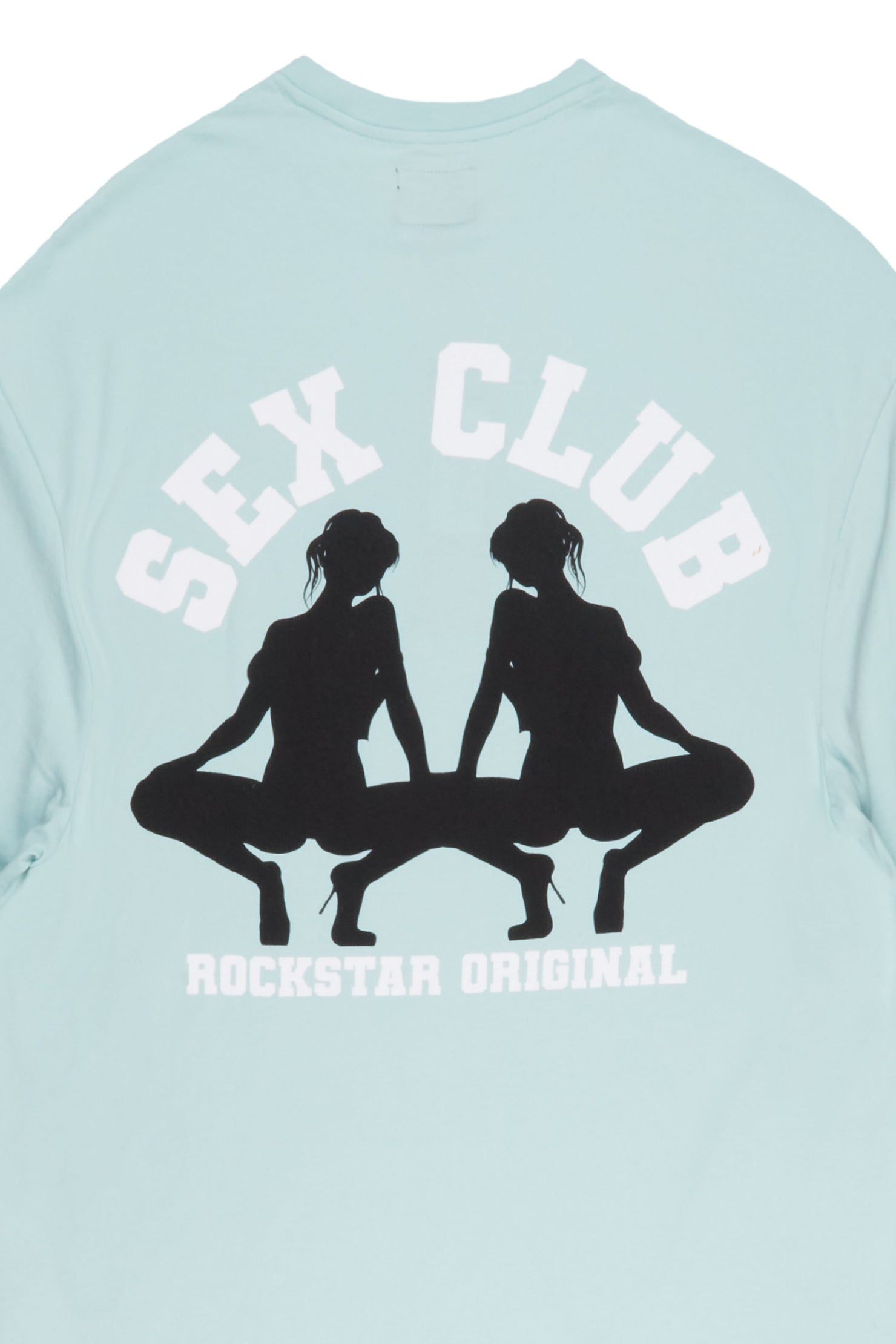 Zelly Aqua Oversized Graphic T-Shirt