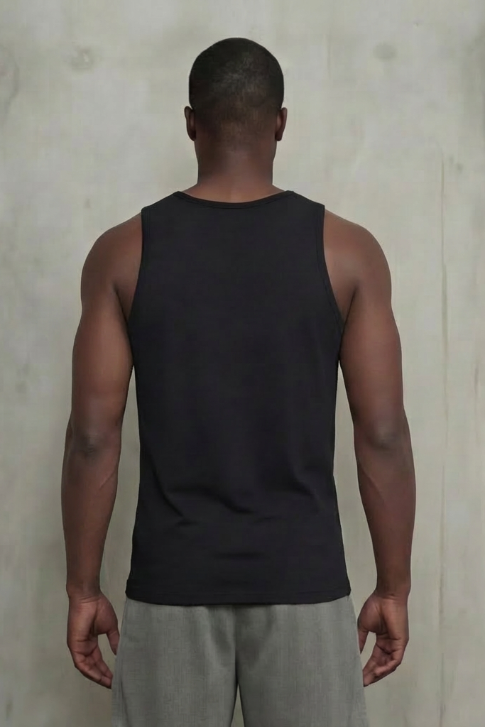 Flow Black Tank Top
