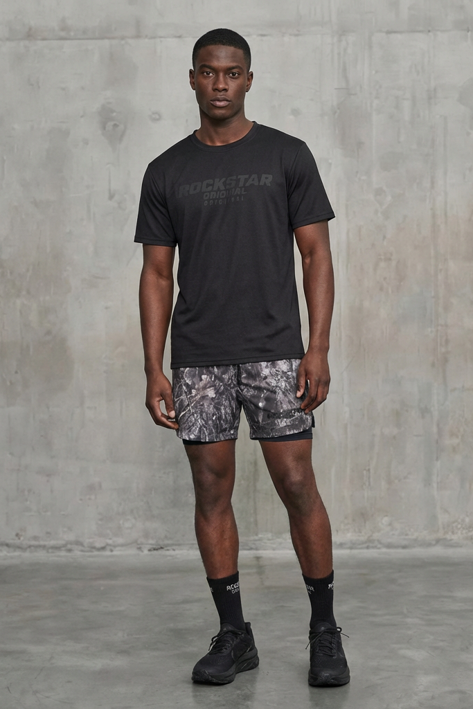 Strength Black/Grey T-Shirt Short Set