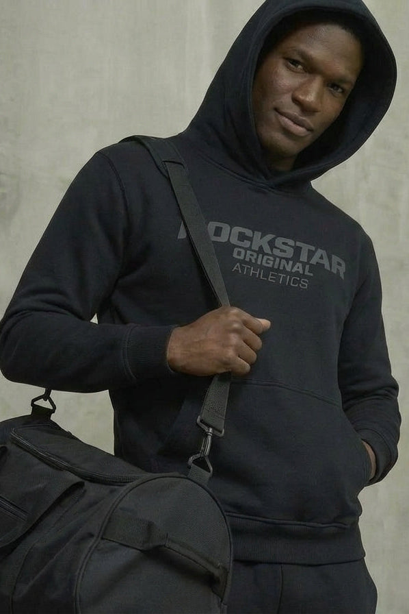Jolt Black Hoodie/Jogger Track Set