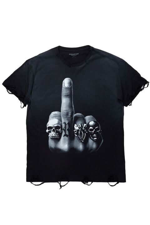 Marteka Black Oversized T-Shirt