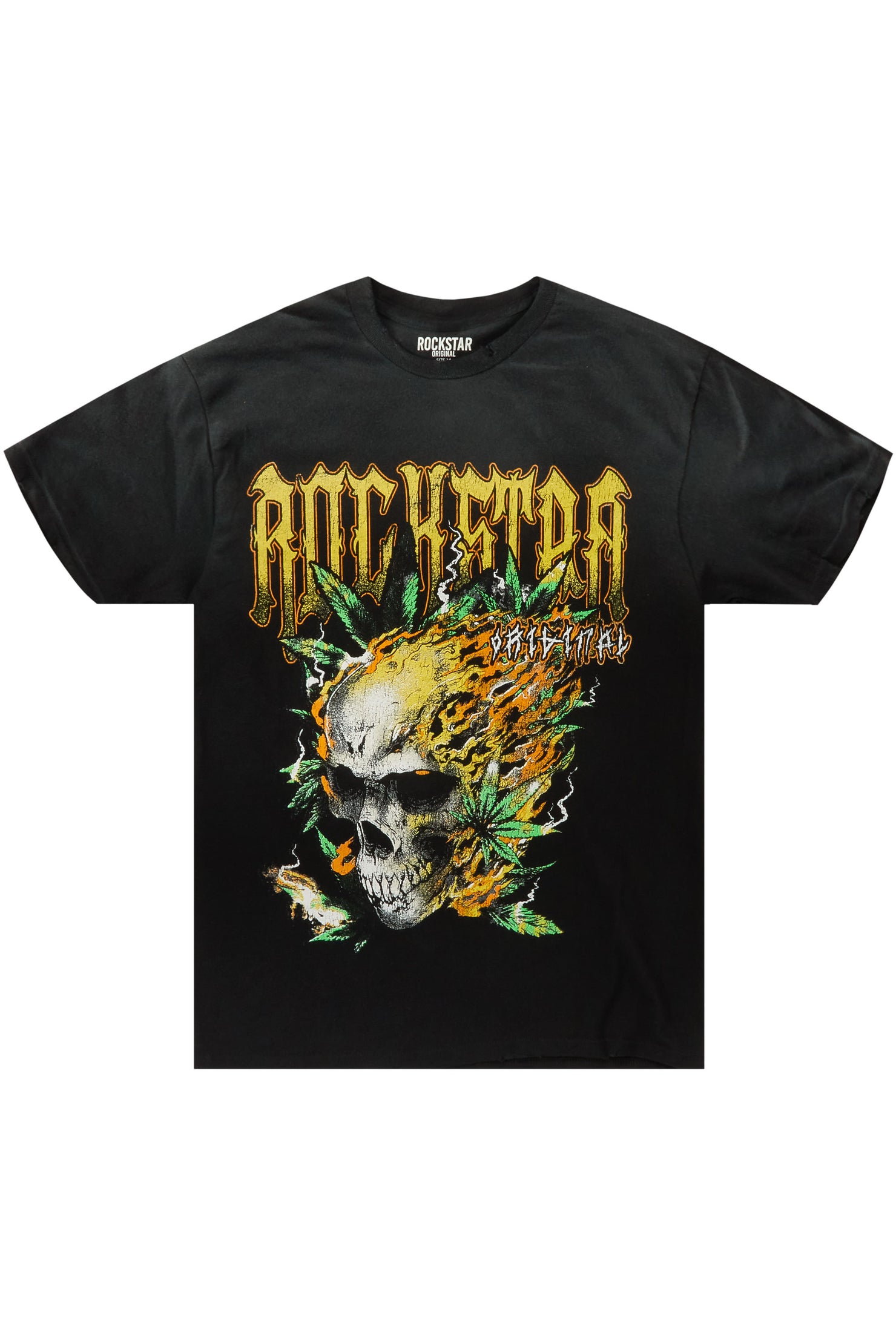 Manitol Black Graphic T-Shirt