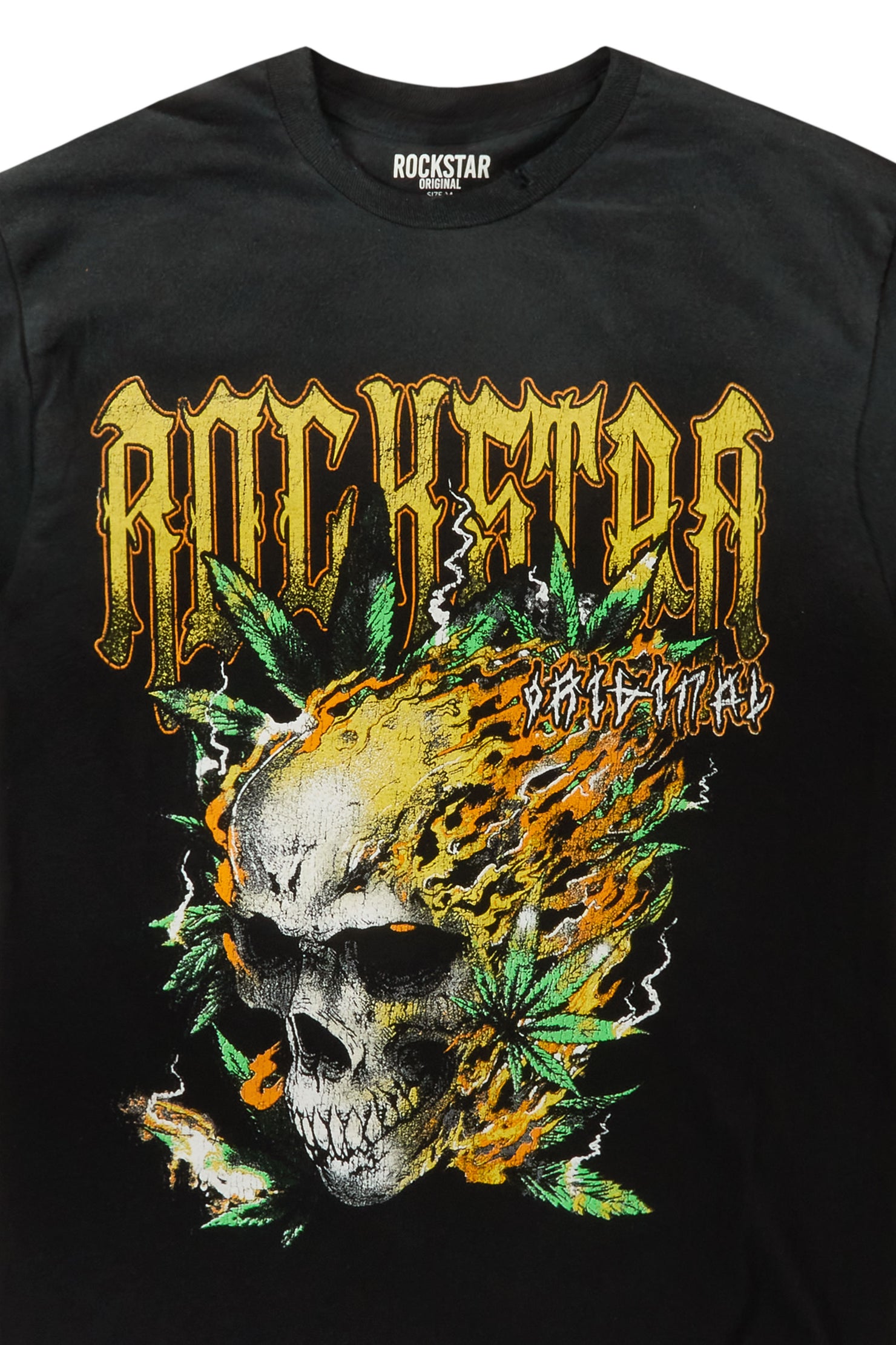 Manitol Black Graphic T-Shirt