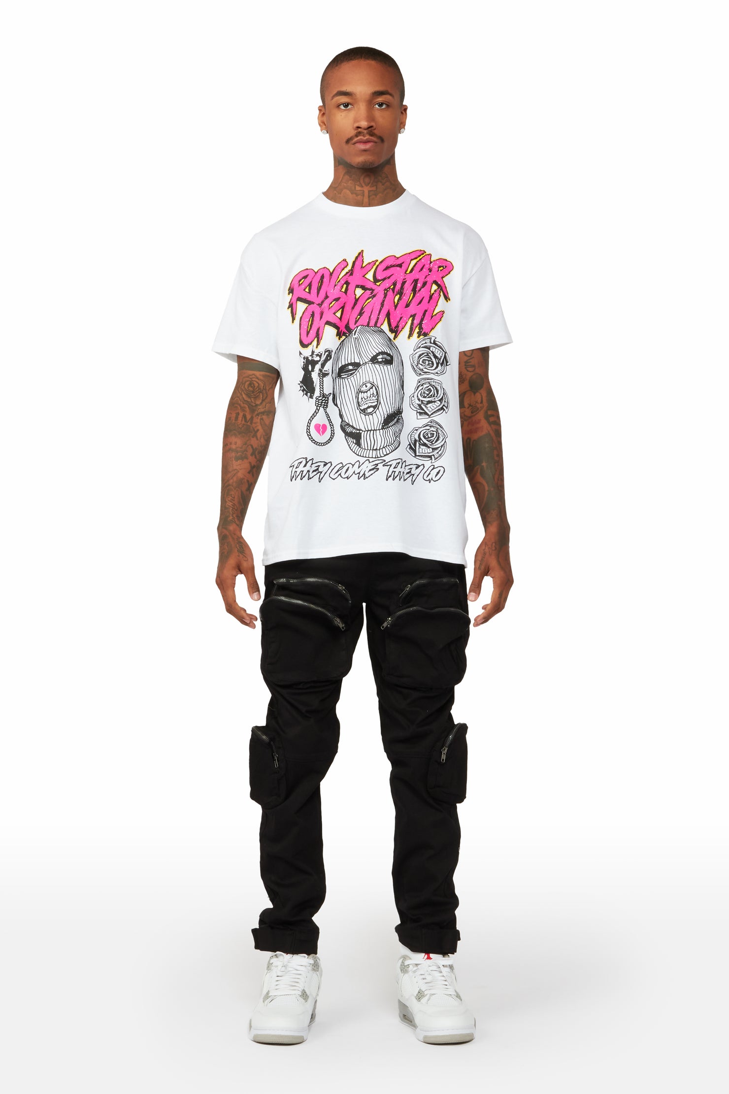 Cain Black Cargo Pants