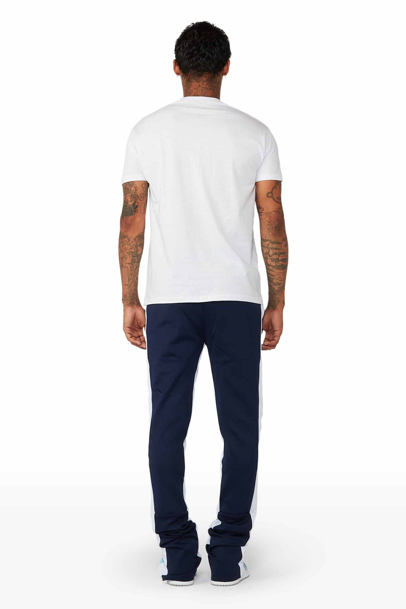 Seether White/Blue T-Shirt/Super Stacked Set