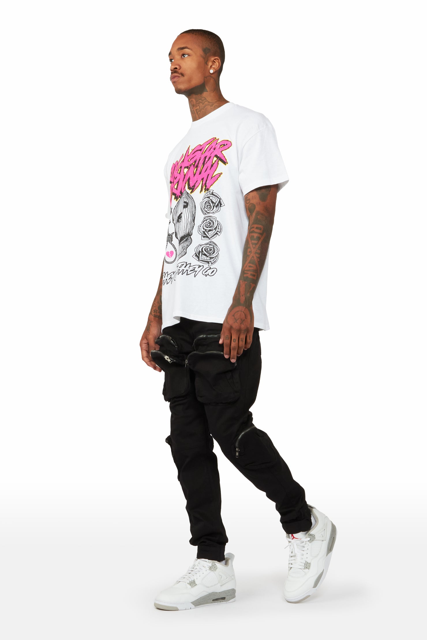 Cain Black Cargo Pants