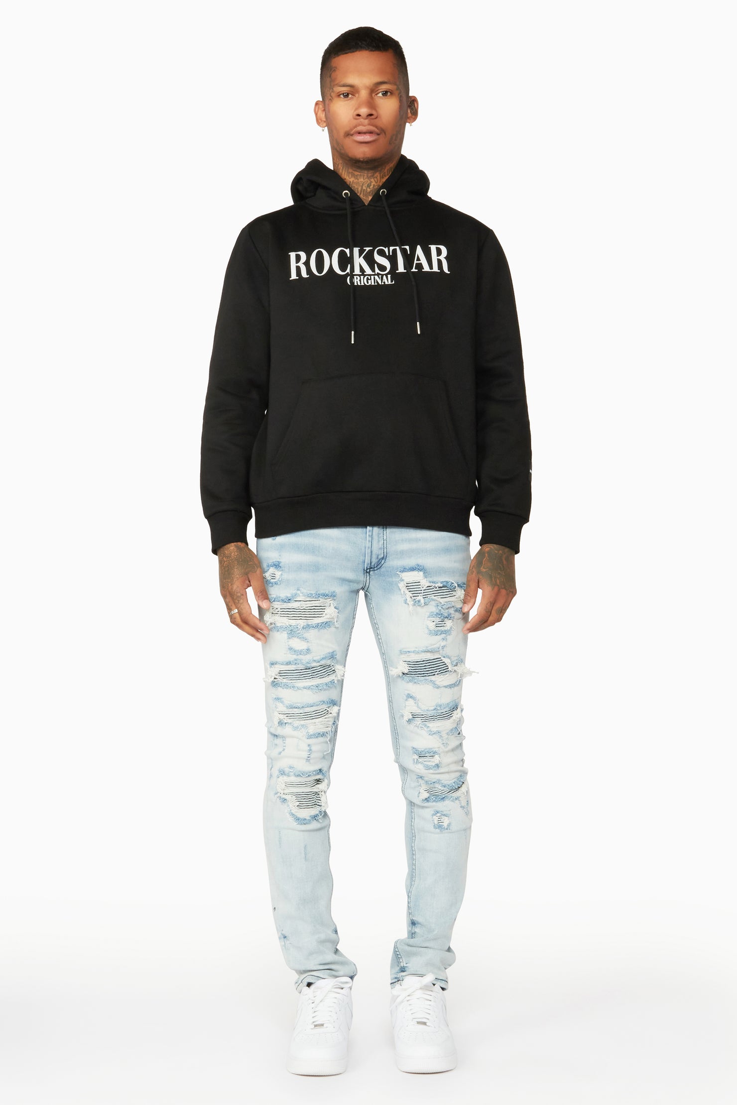 Ardee Blue Distressed Jean