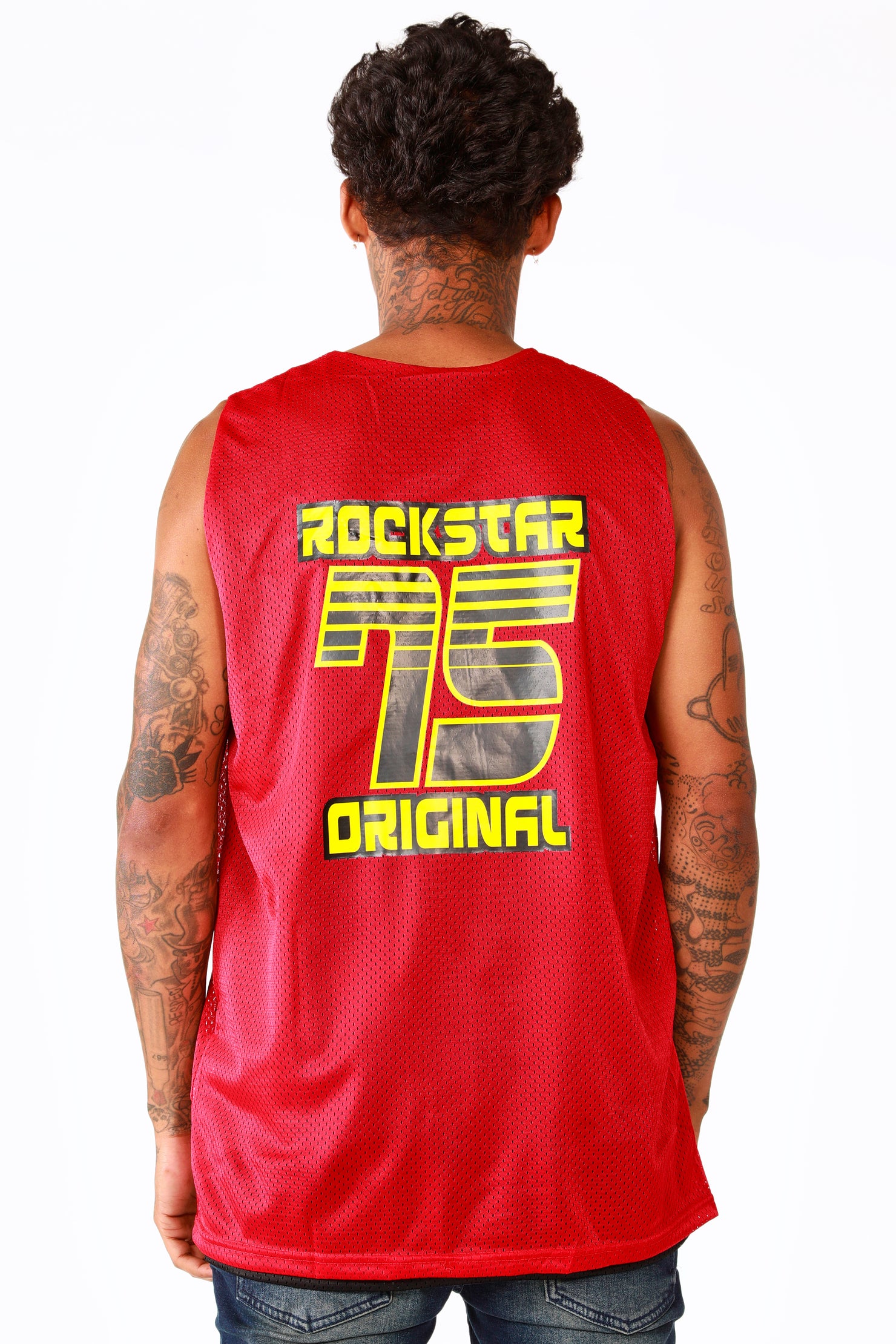 Ronaldo Graphic Printed Jersey- Red